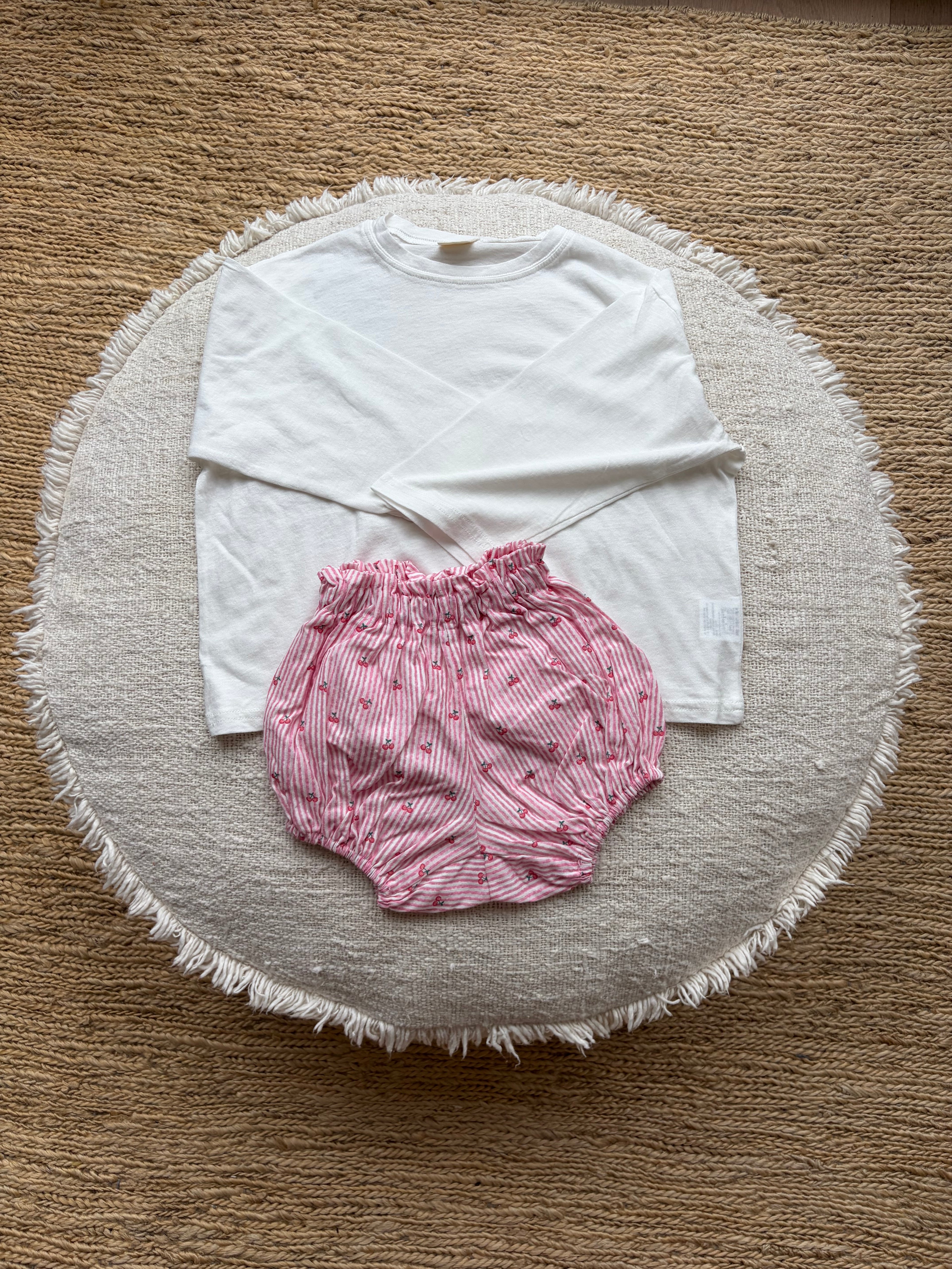 Cherry striped bloomer