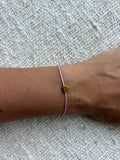 Mothersday gift heart bracelet - pink