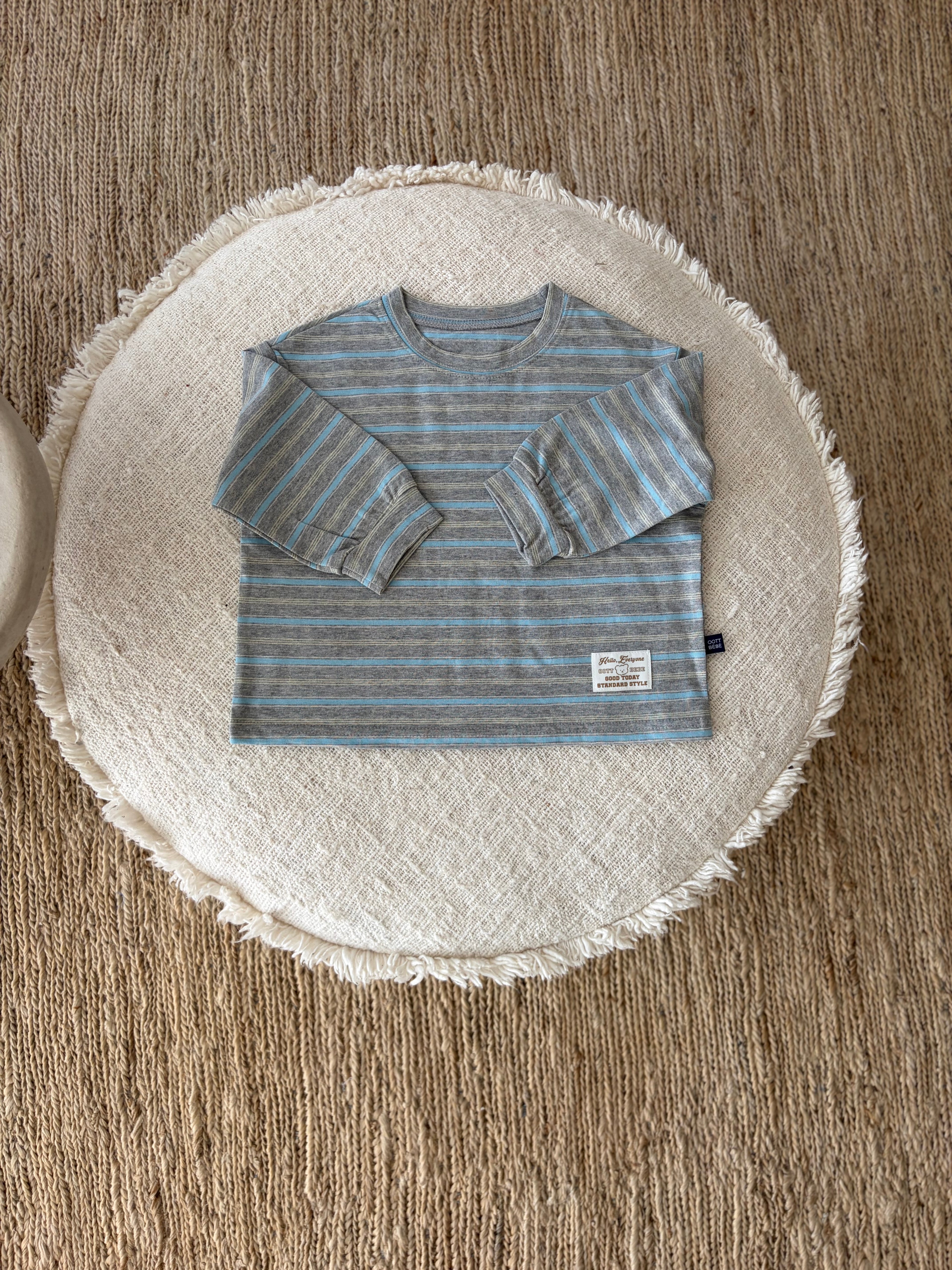 Striped light sweater
