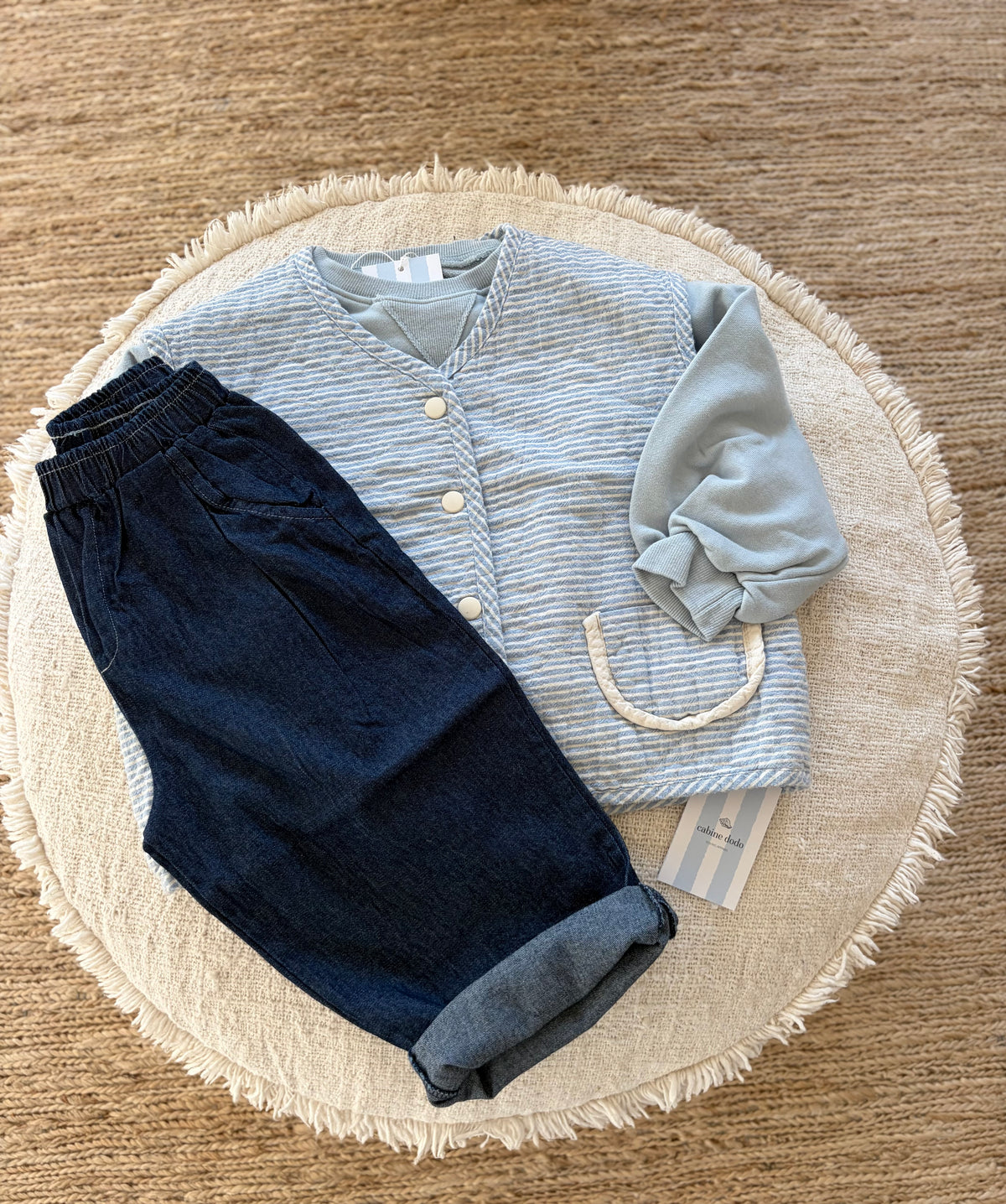 Wide jeans -dark