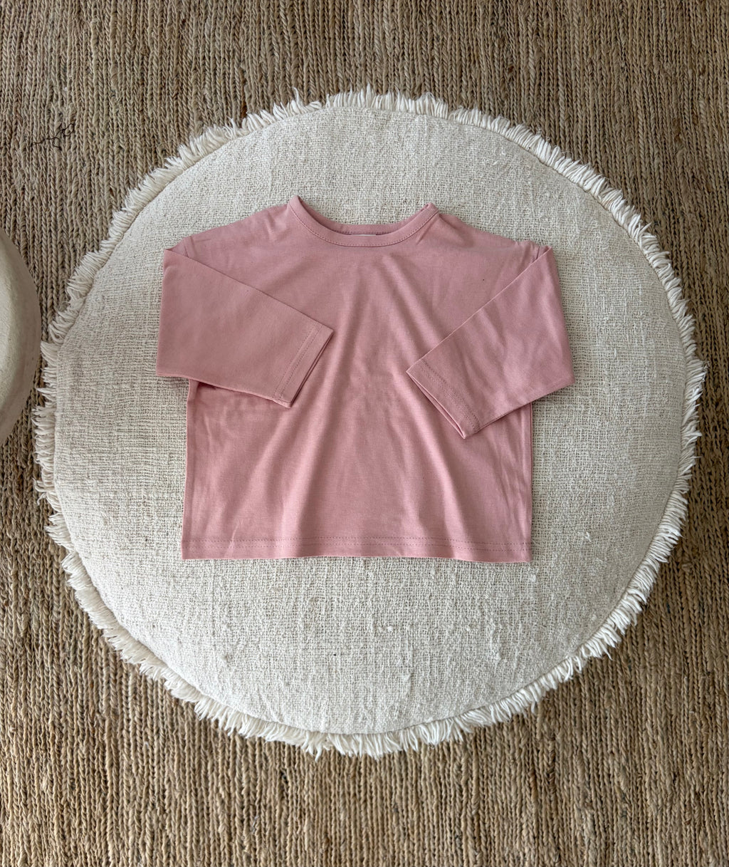 Oversize pink longsleeve