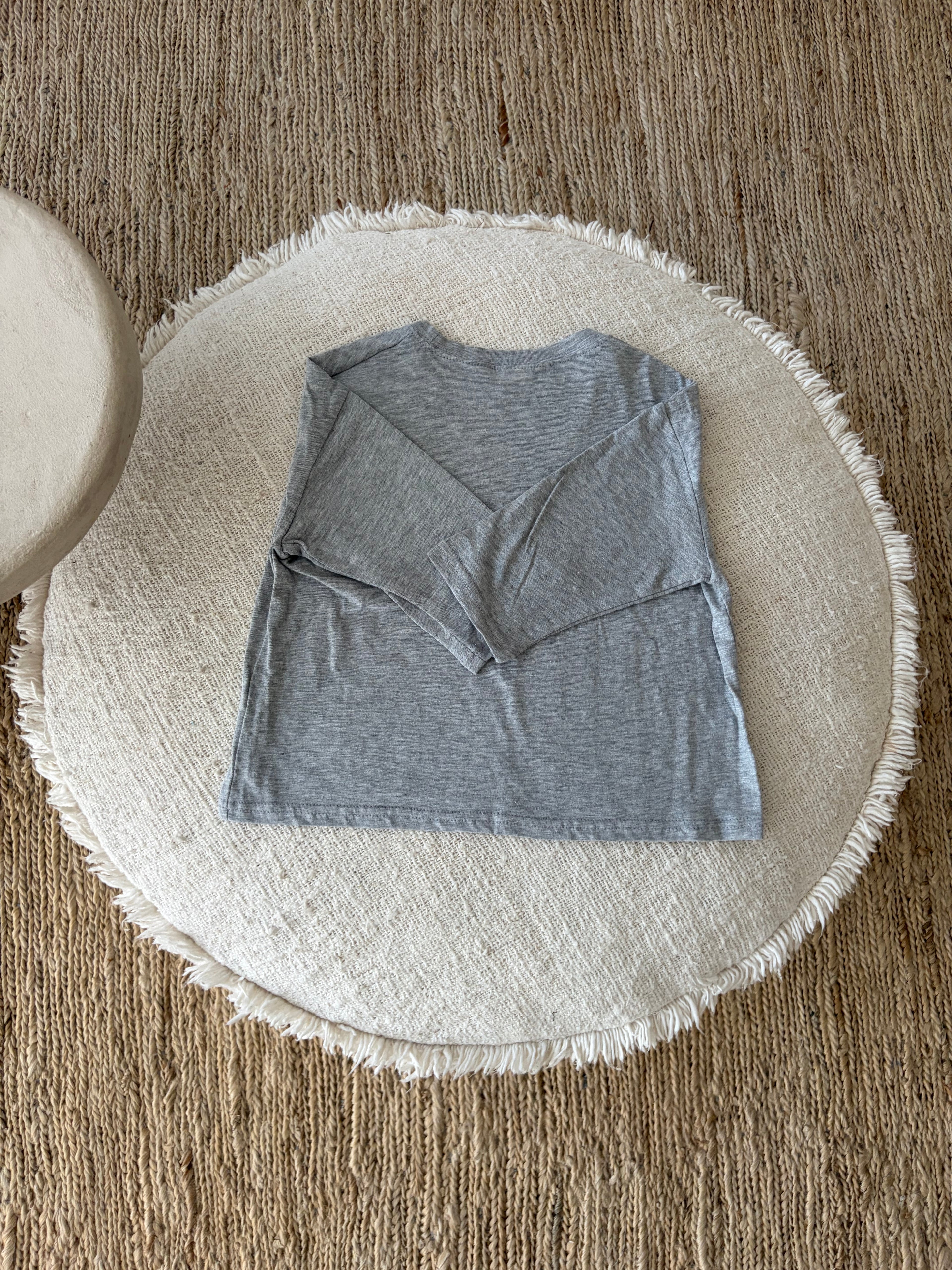 Grey melange longsleeve