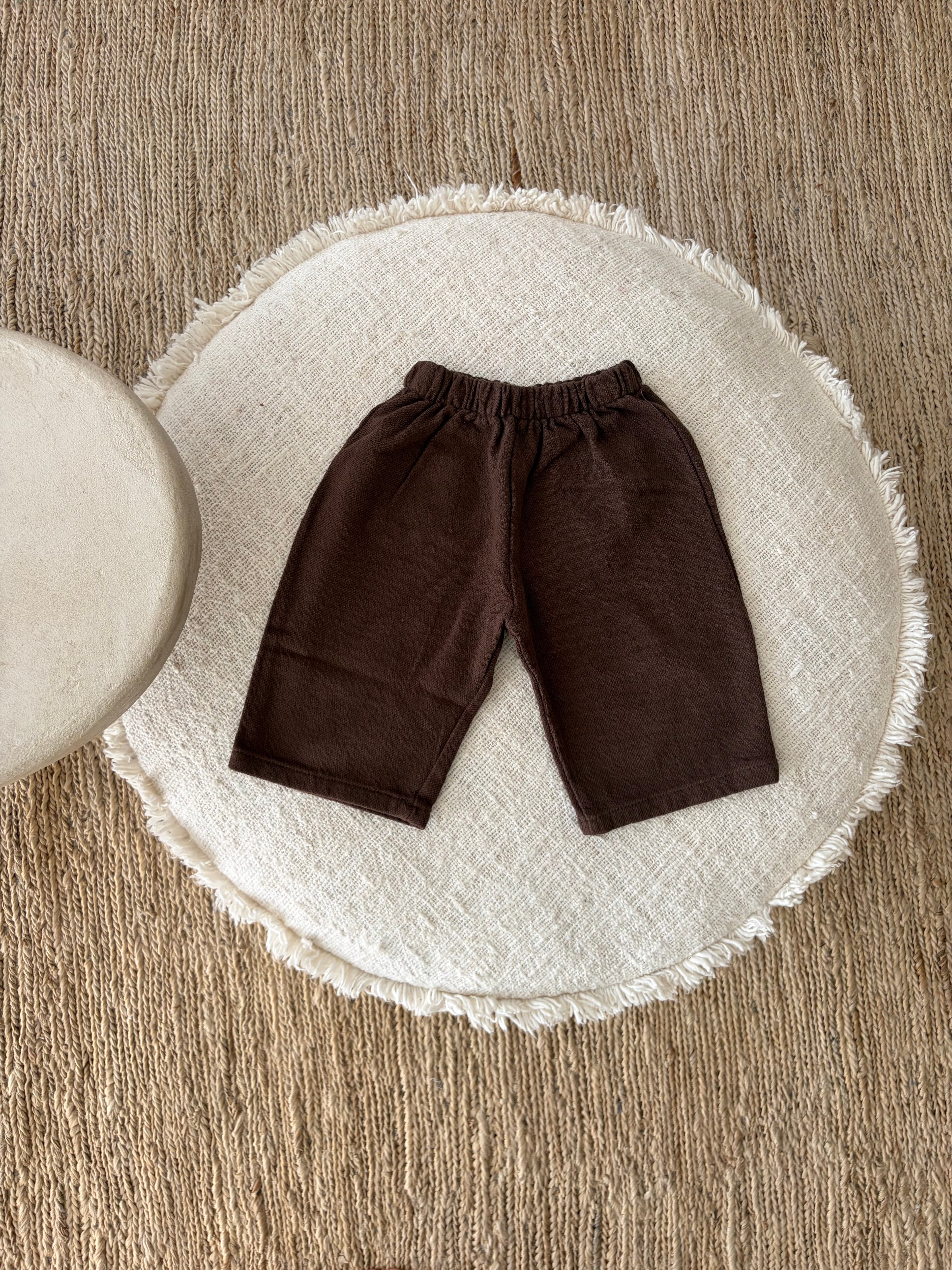Brown wide pants