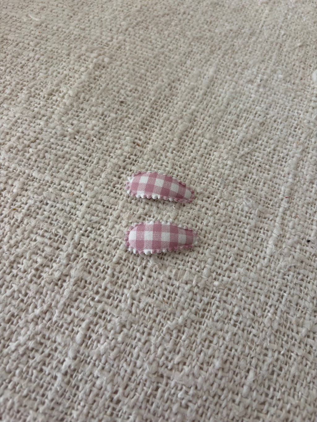 2 baby hairclips vichy dusty pink