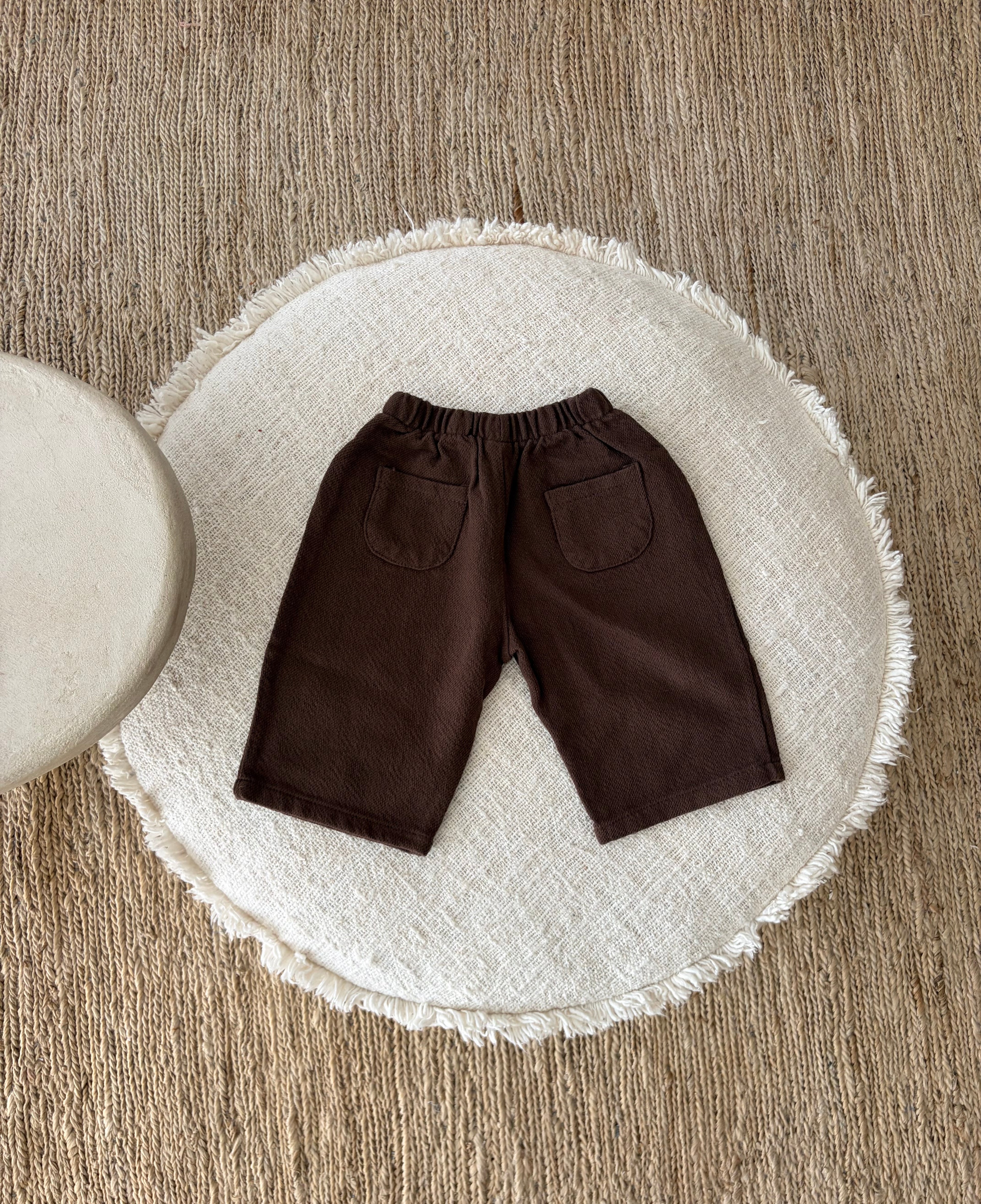 Brown wide pants