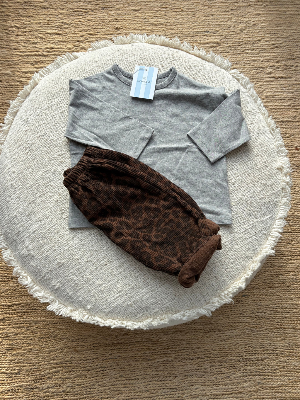 Oversize melange longsleeve