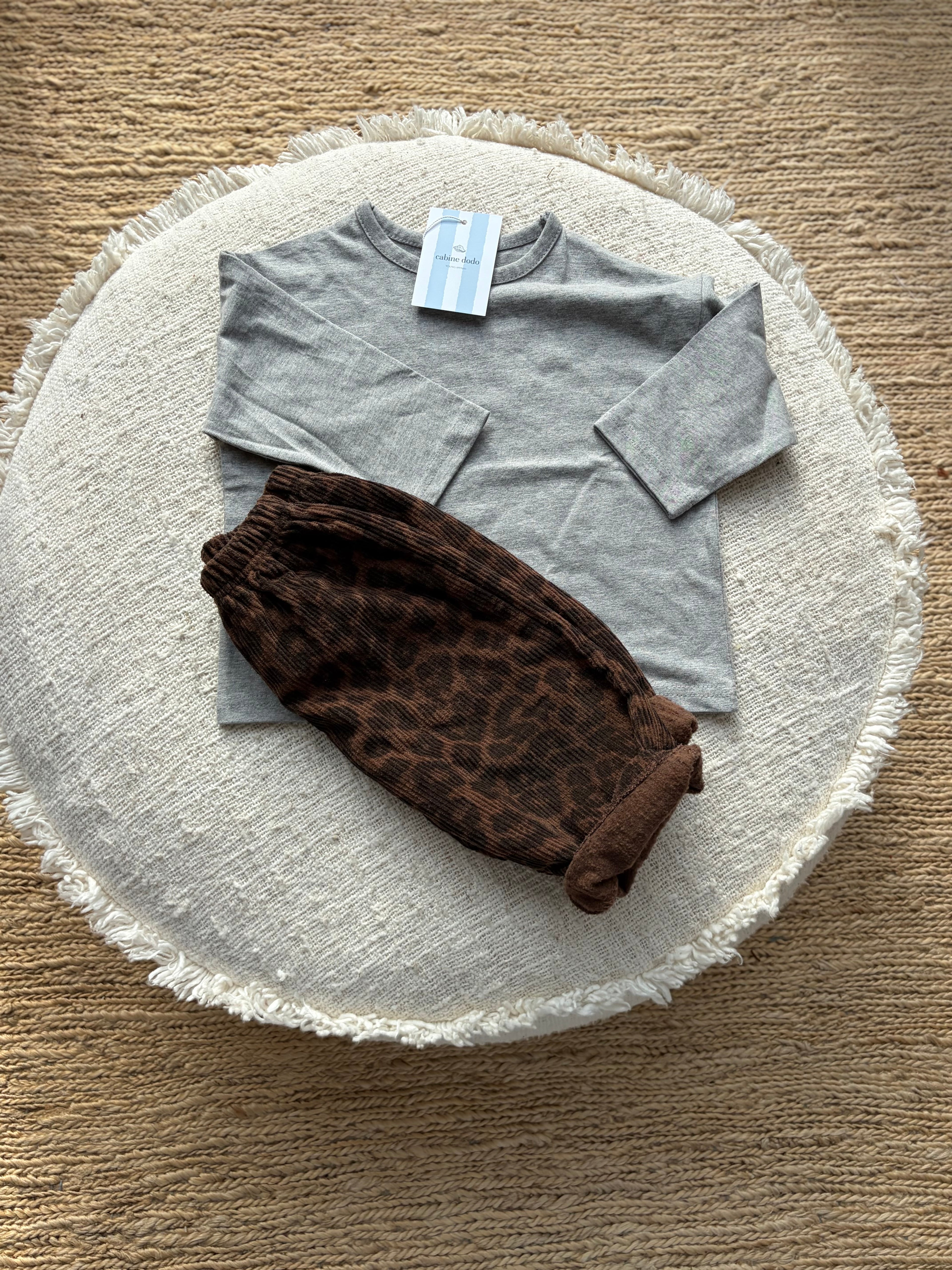 Oversize melange longsleeve