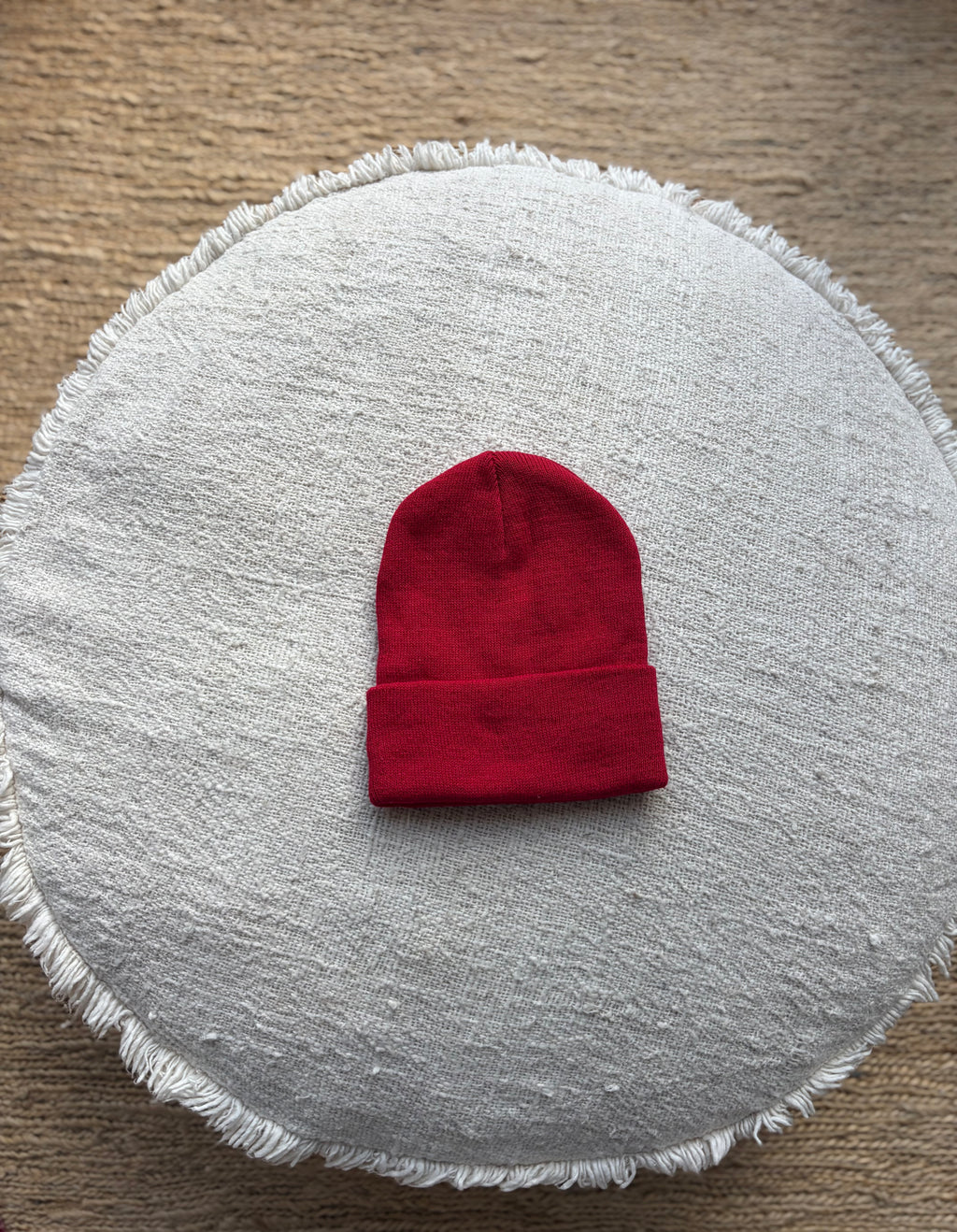 Mommy red beanie