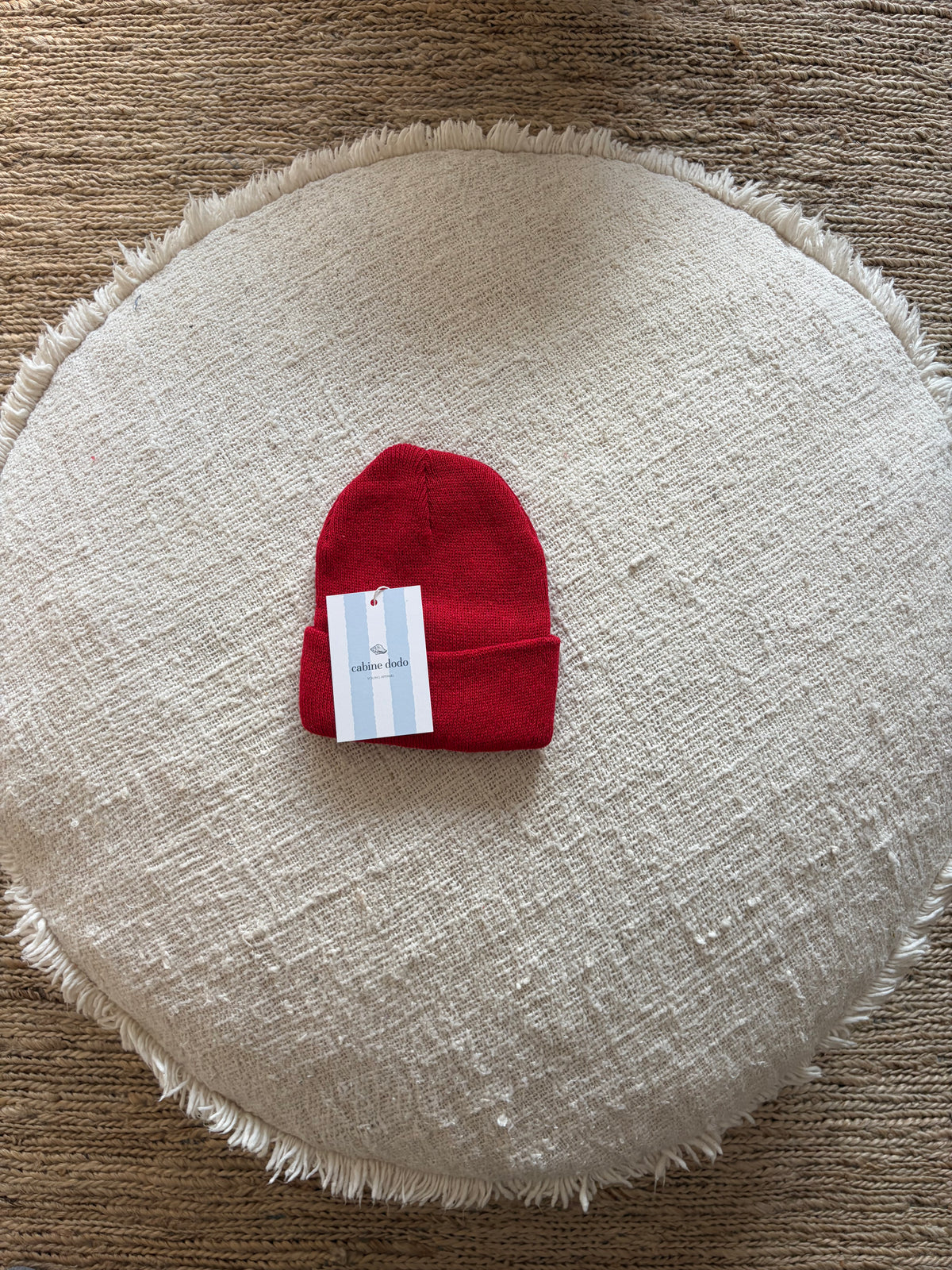 Red beanie