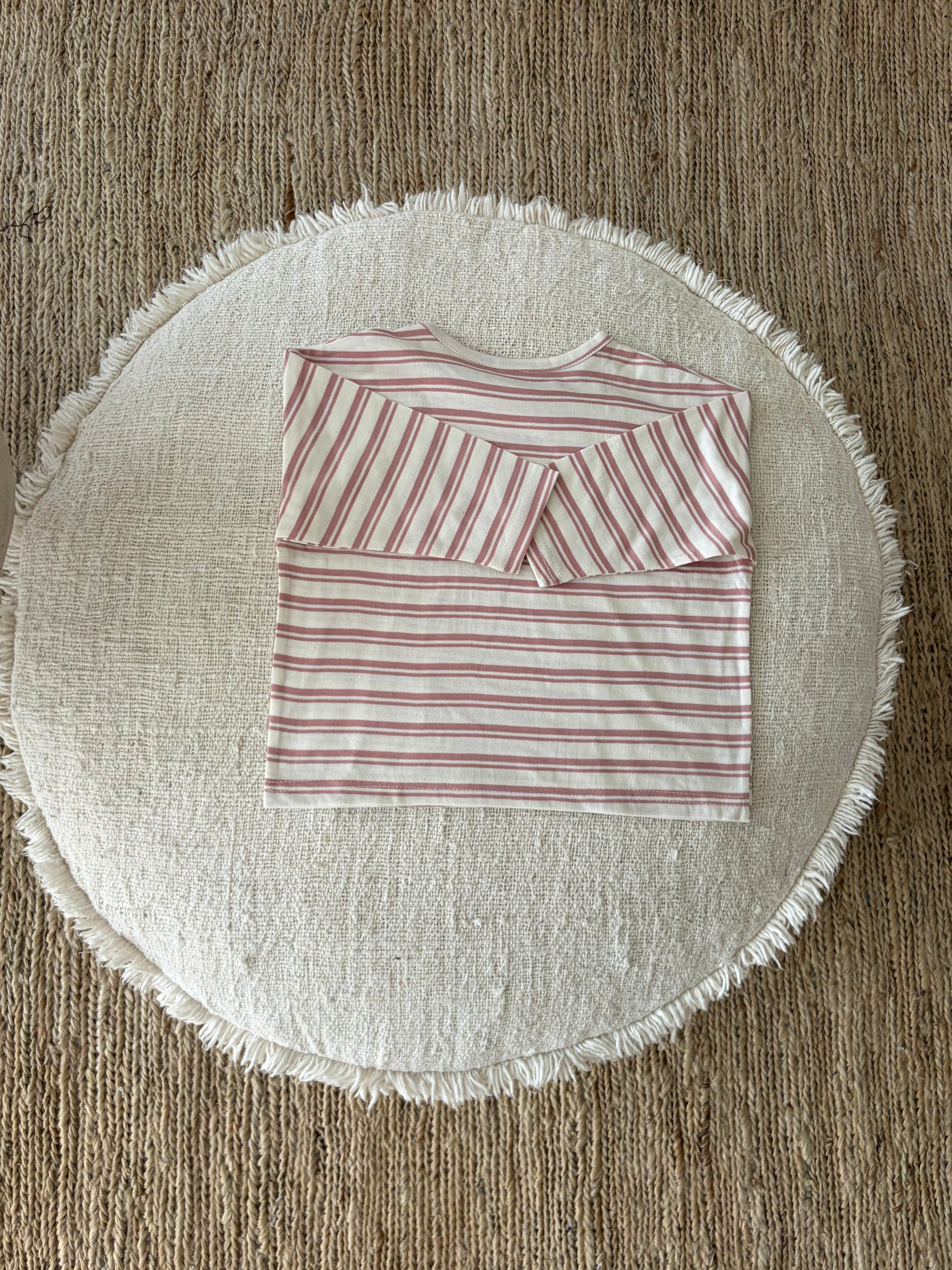 Striped longsleeve pink