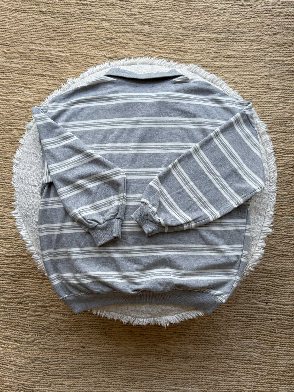 Women oversize striped sweater