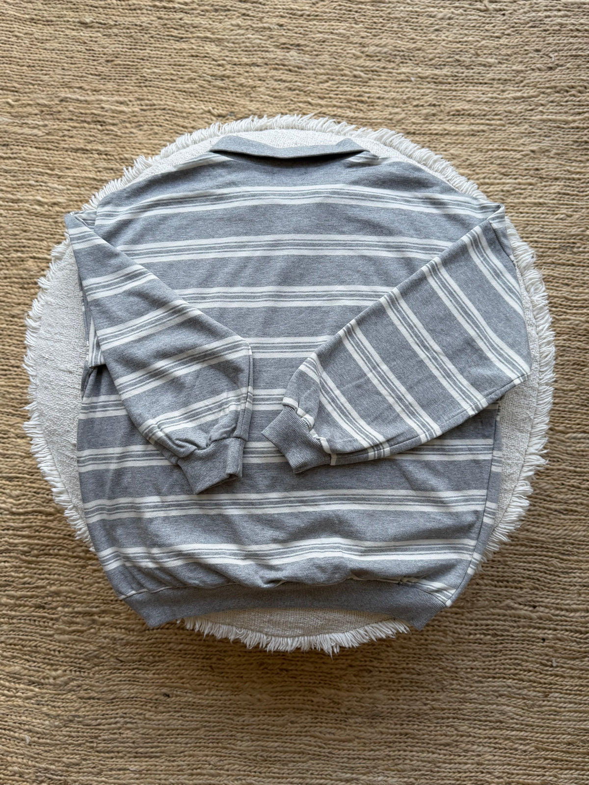 Women oversize striped sweater