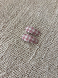 2 baby hairclips vichy dusty pink