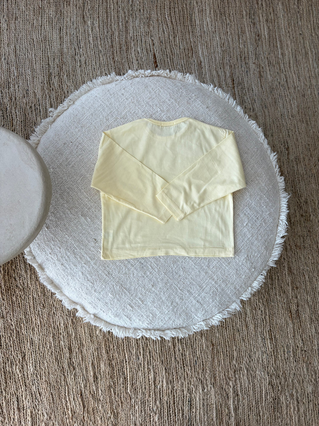 Butter yellow longsleeve - light sweater