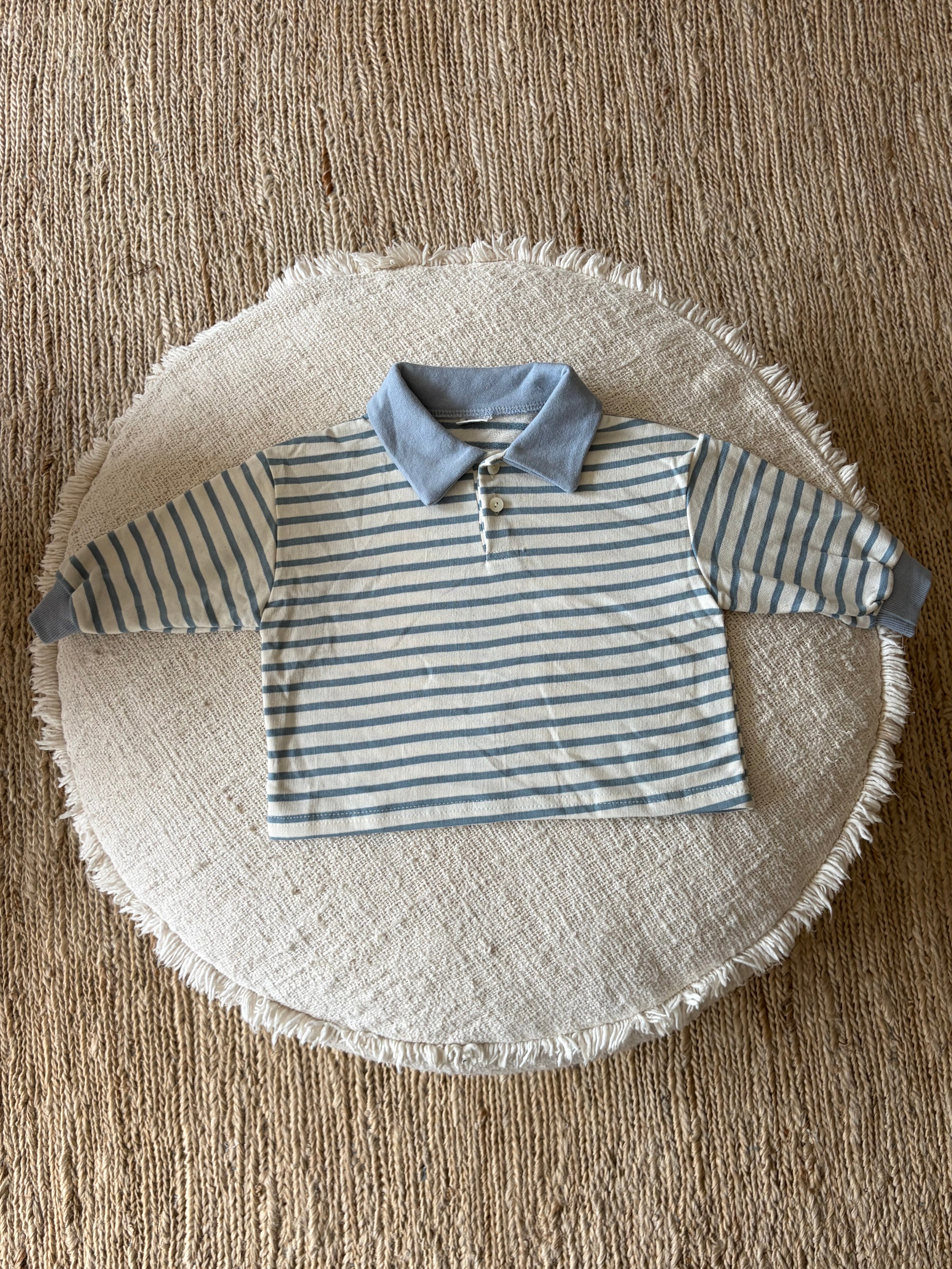 Polo sweatshirt blue
