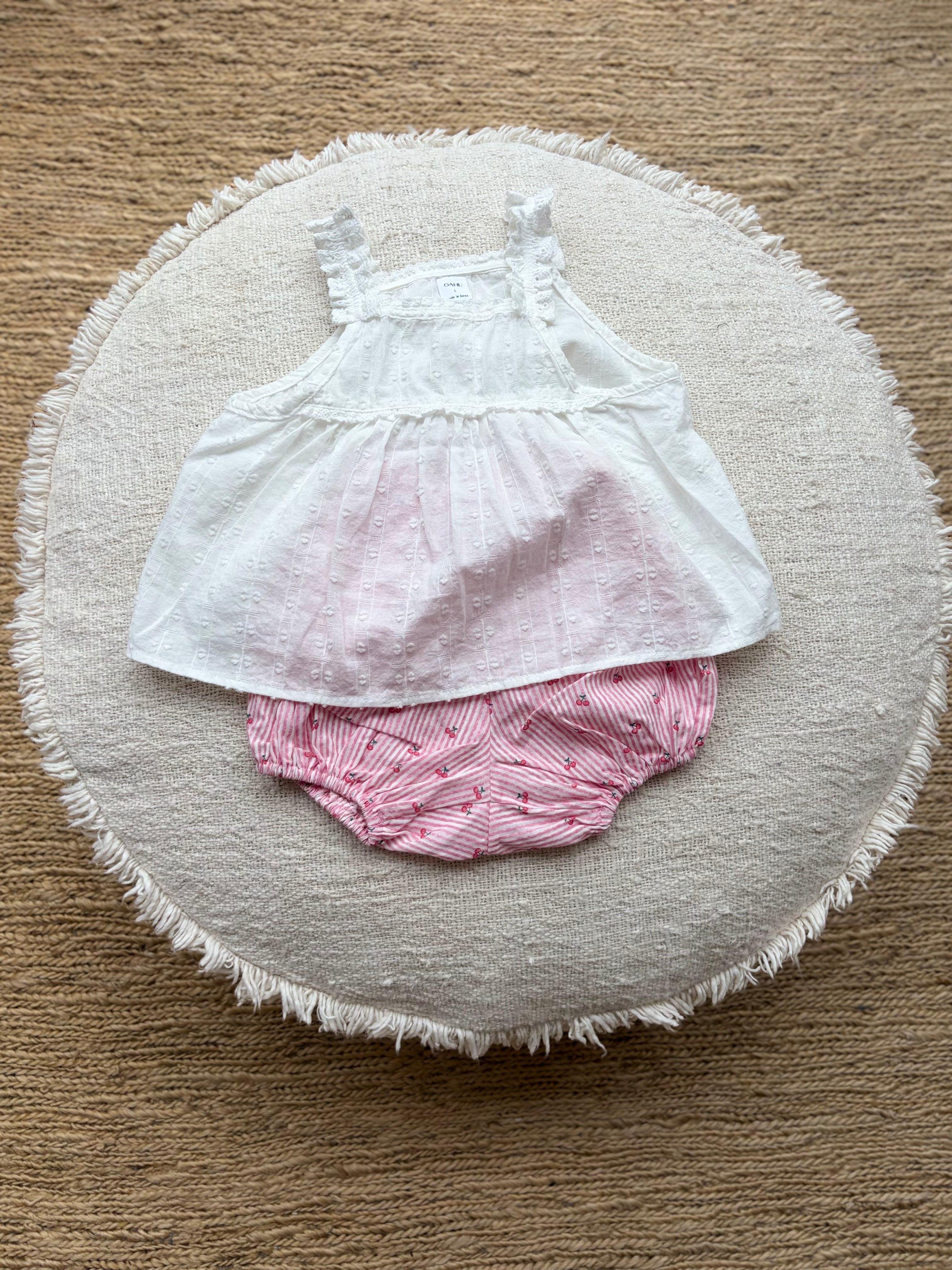 Cherry striped bloomer