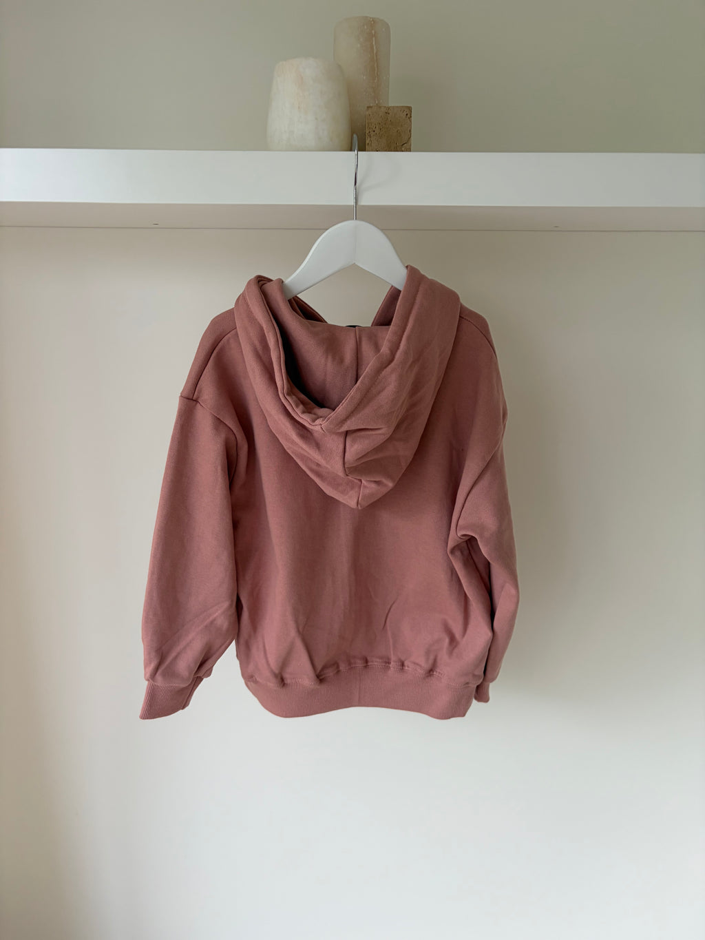 Oversize zip hoodie - pink