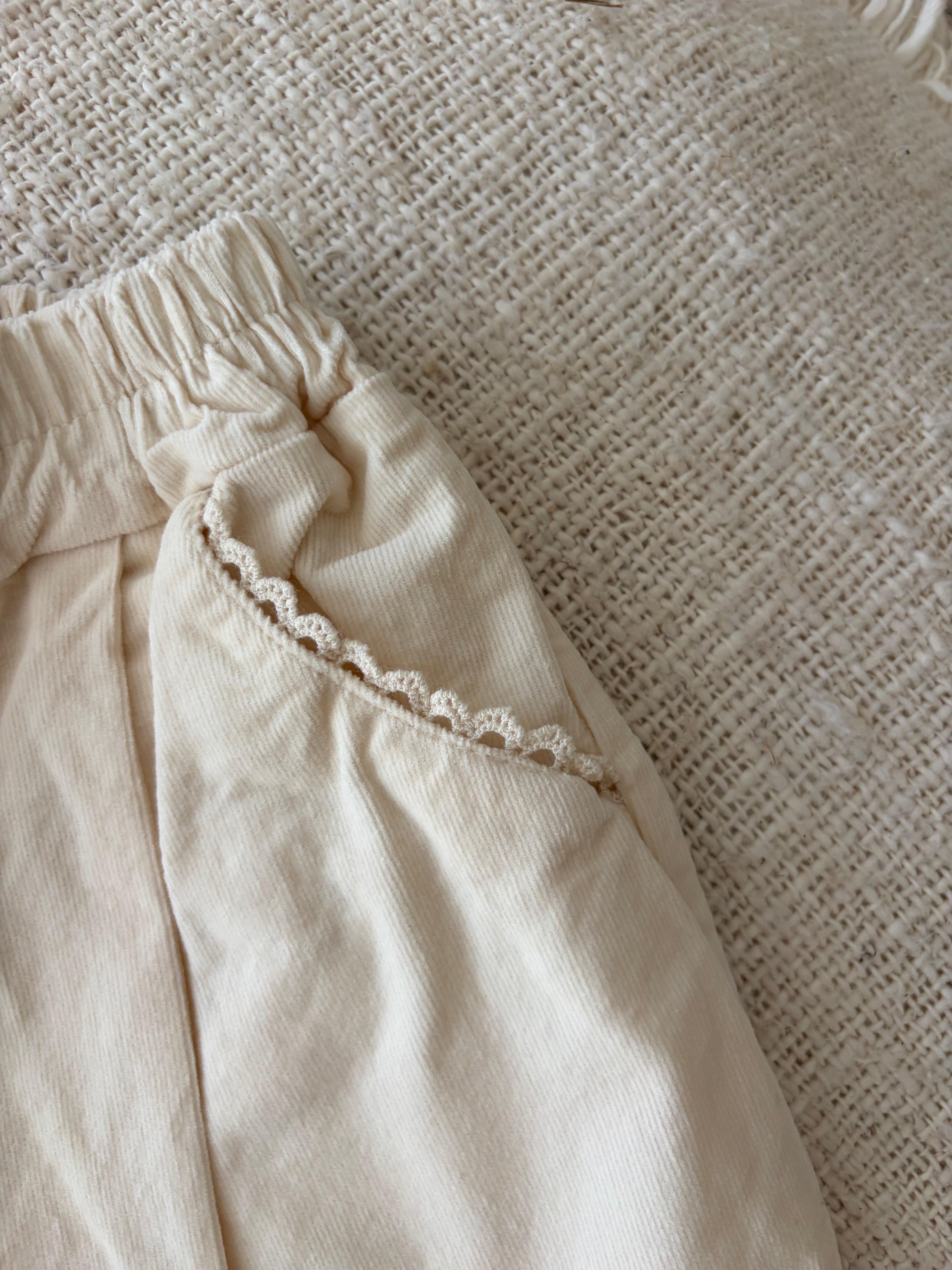 Beige fall pants