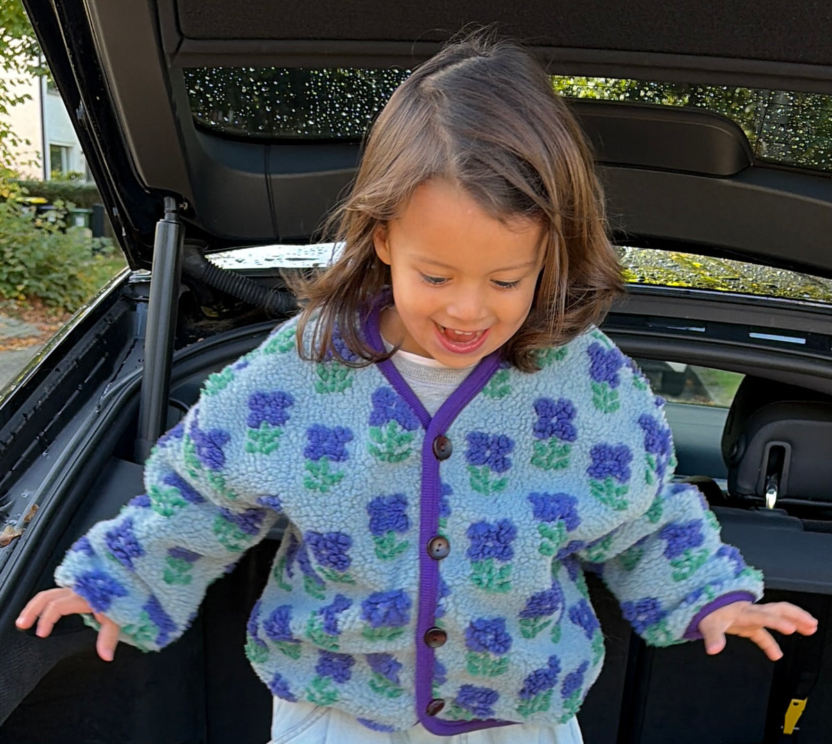 Teddy flower jacket