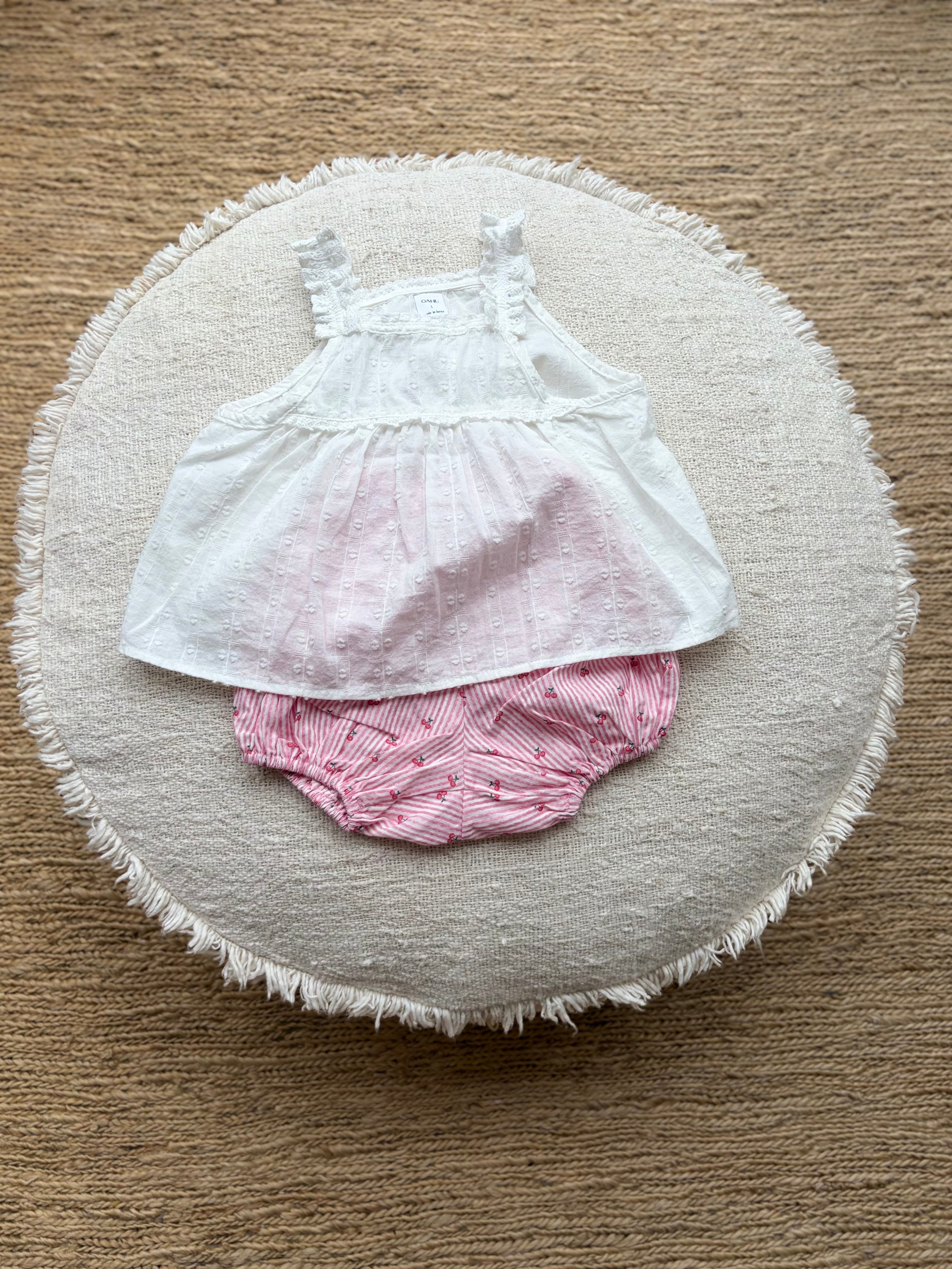 Cherry striped bloomer