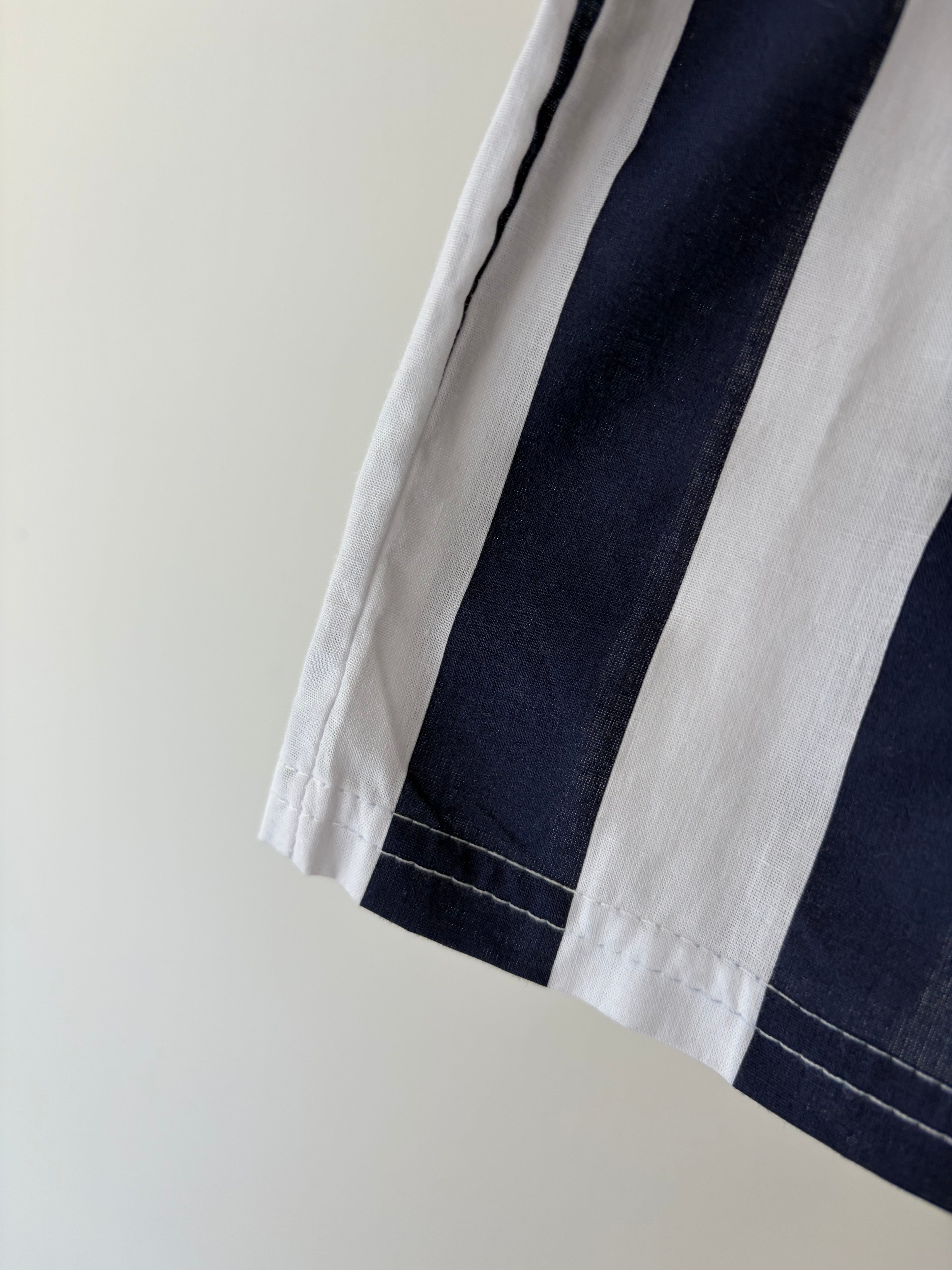 Striped short - blue & white - 100% cotton