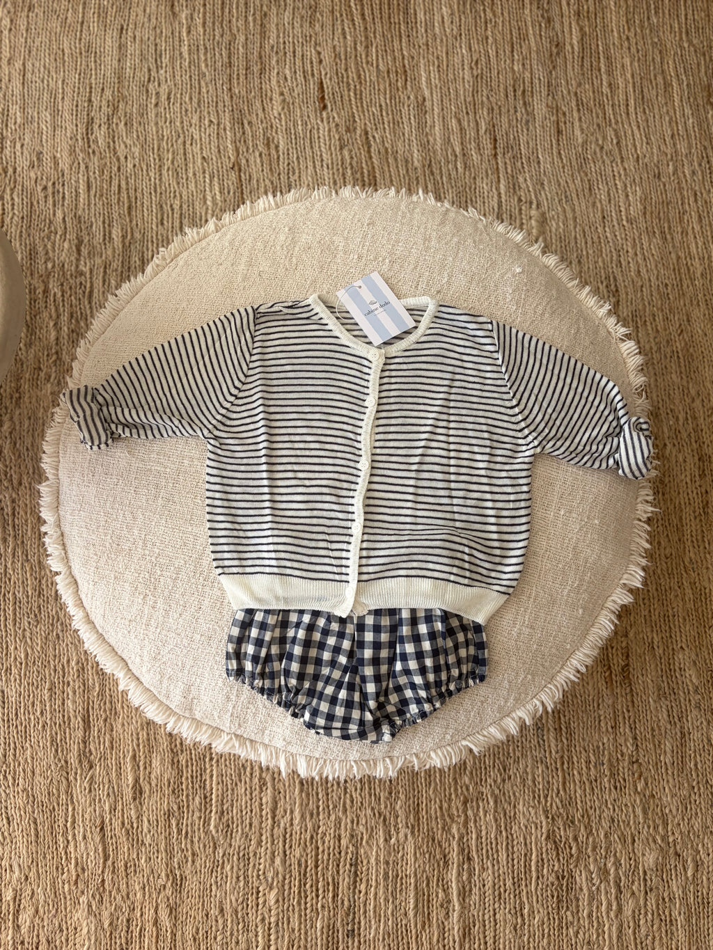 Blue vichy bloomer