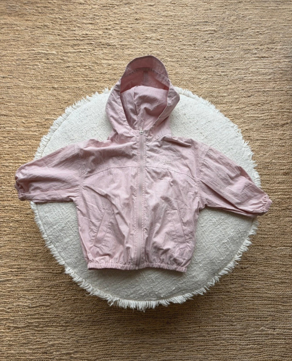 Pink windbreaker