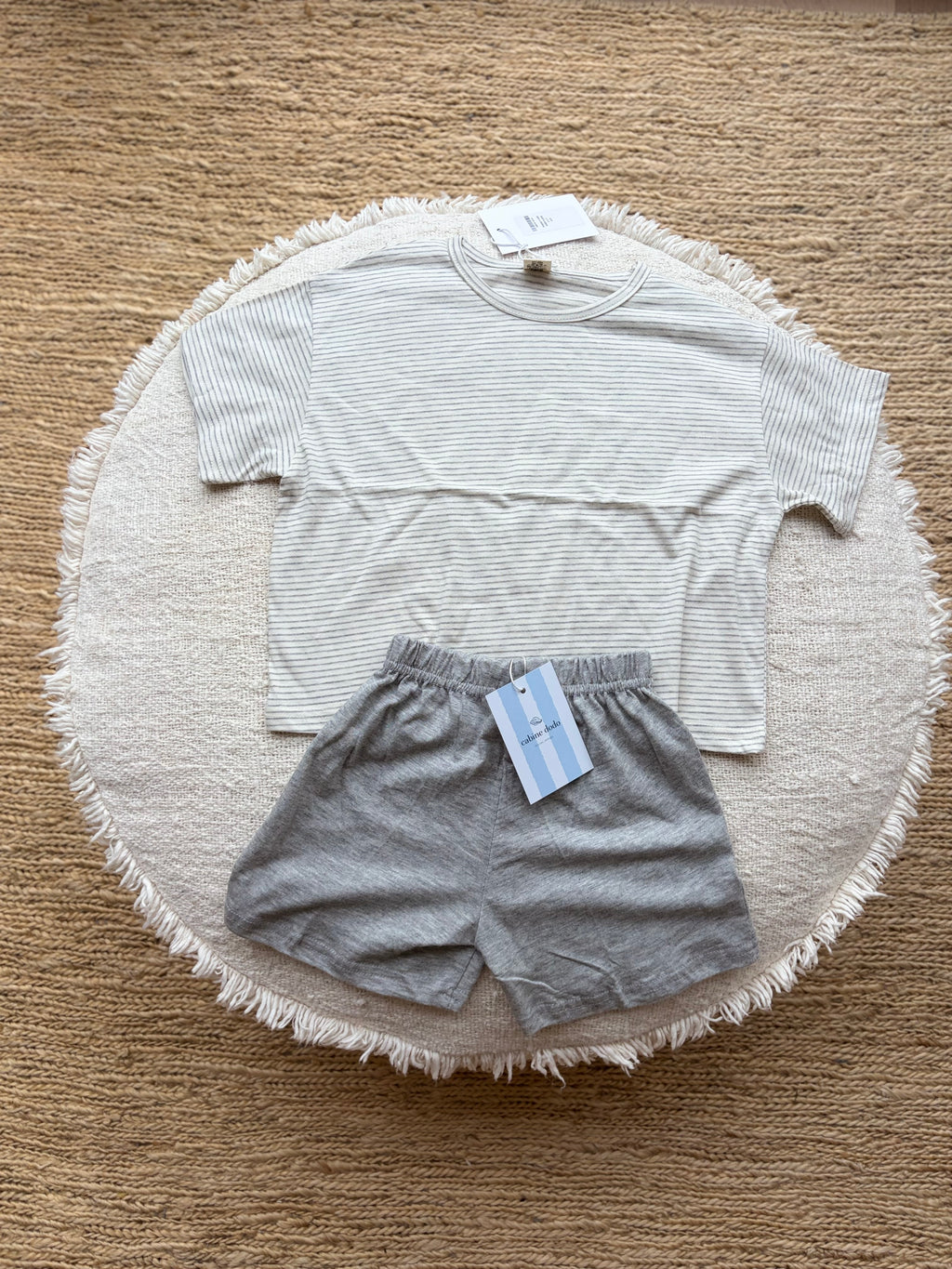 Grey lightweight short