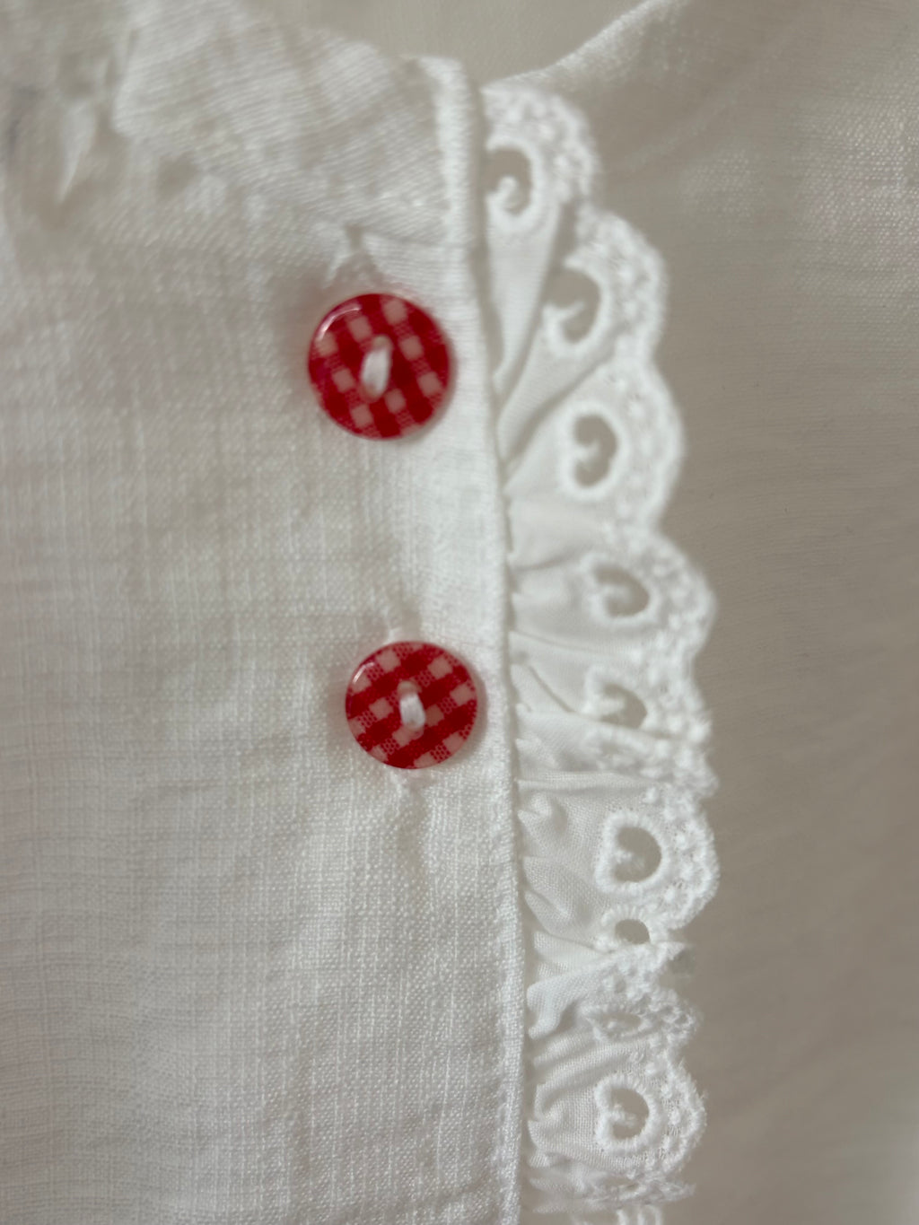 Louise split top Baby blue or Ivory