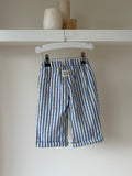 Noé baggy striped pants - blue