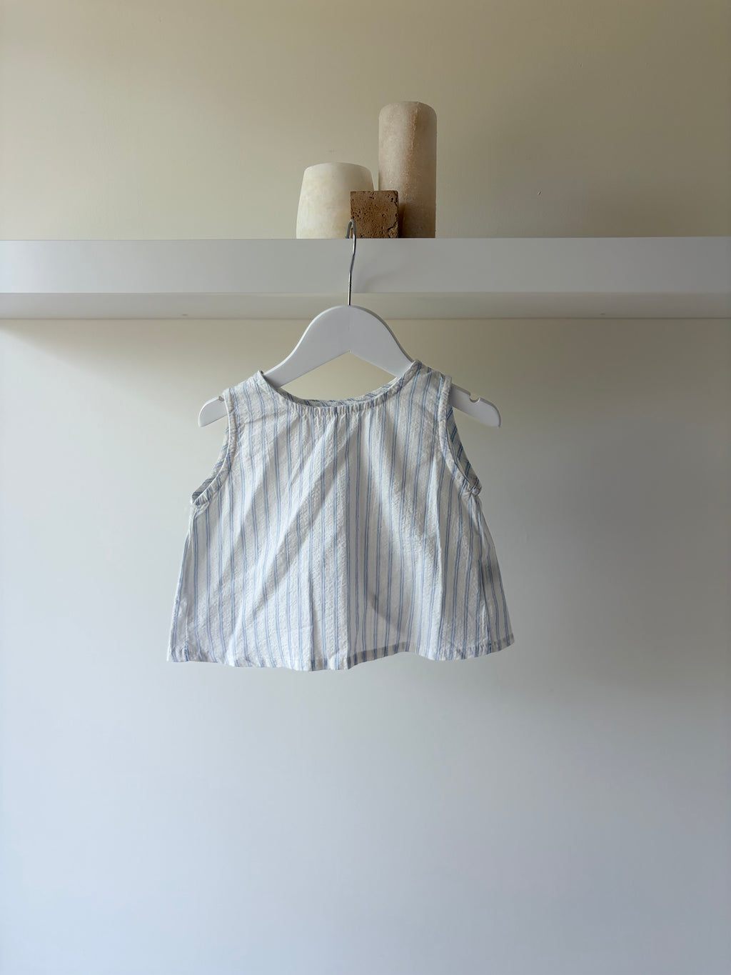 Louise striped split top