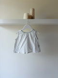 Louise striped split top