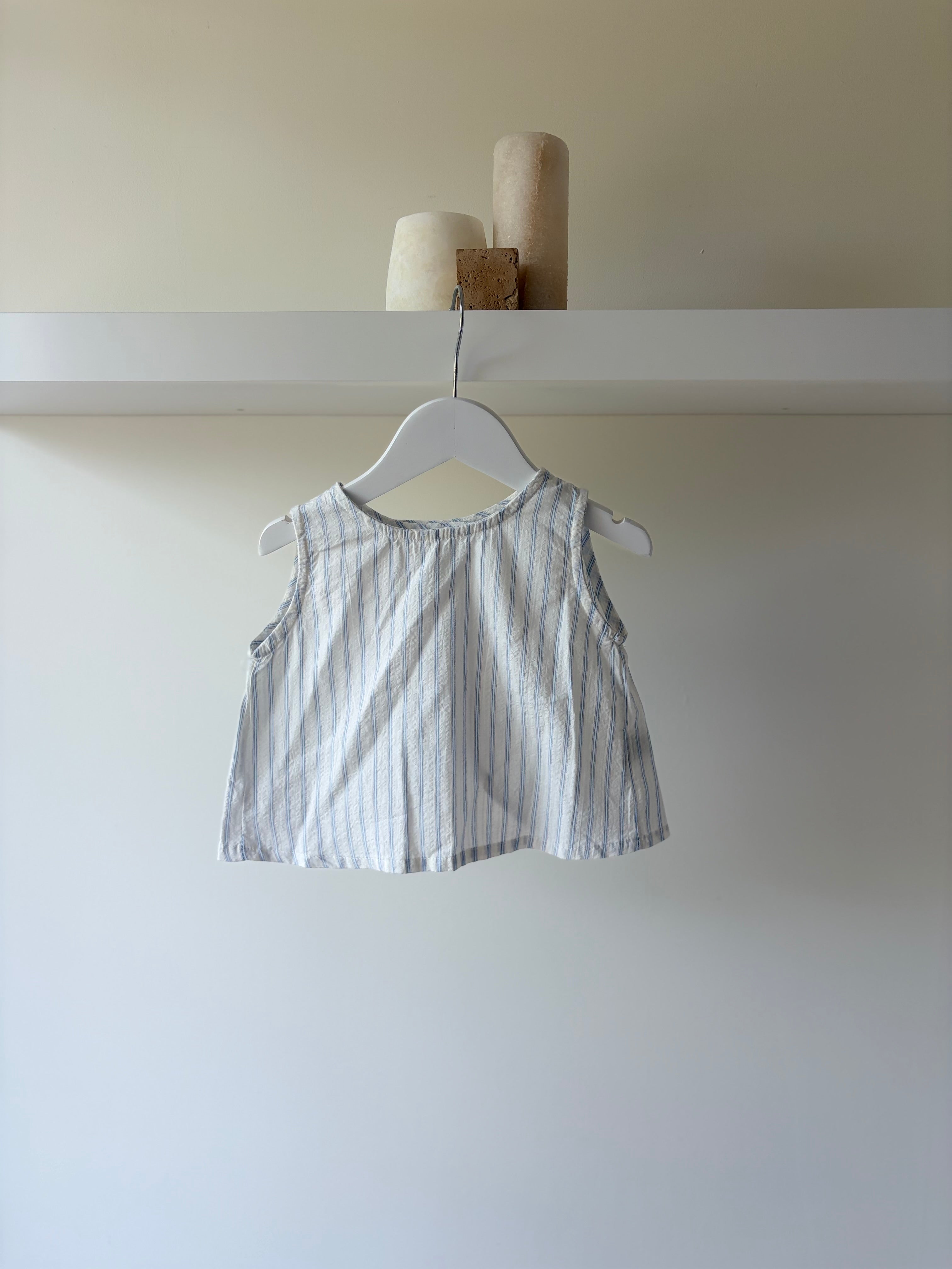 Louise striped split top