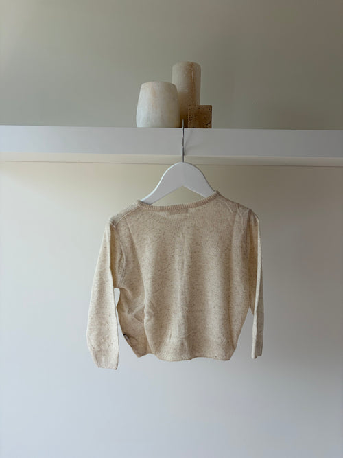 Beige summer cardigan - 20% linen