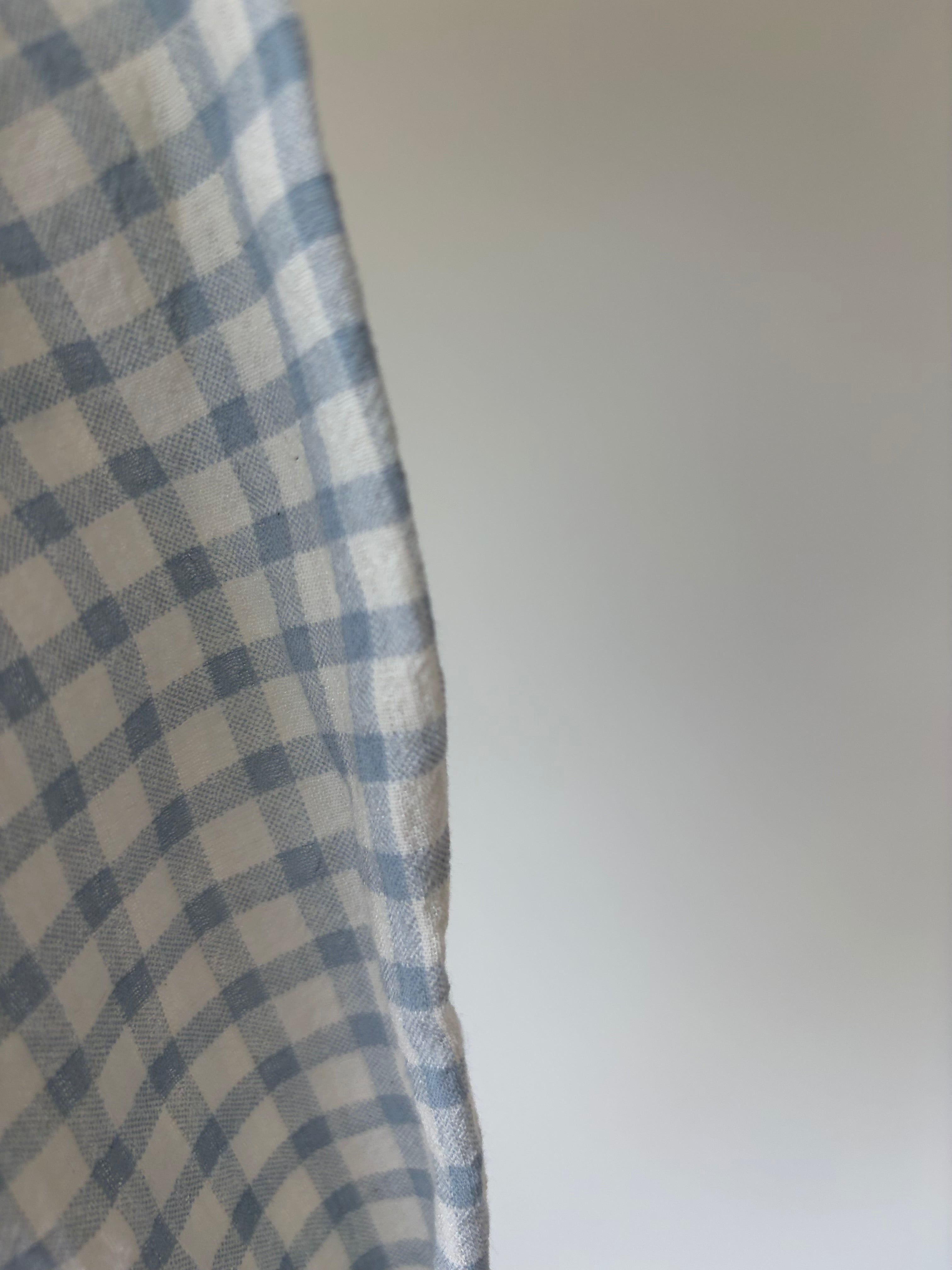 Blue check baby pants