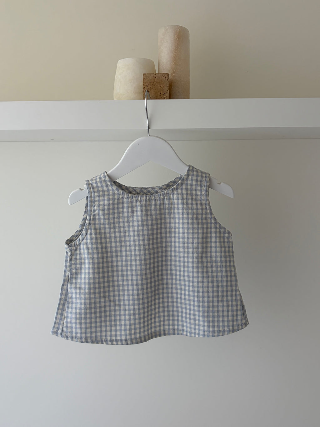 Louise check split top