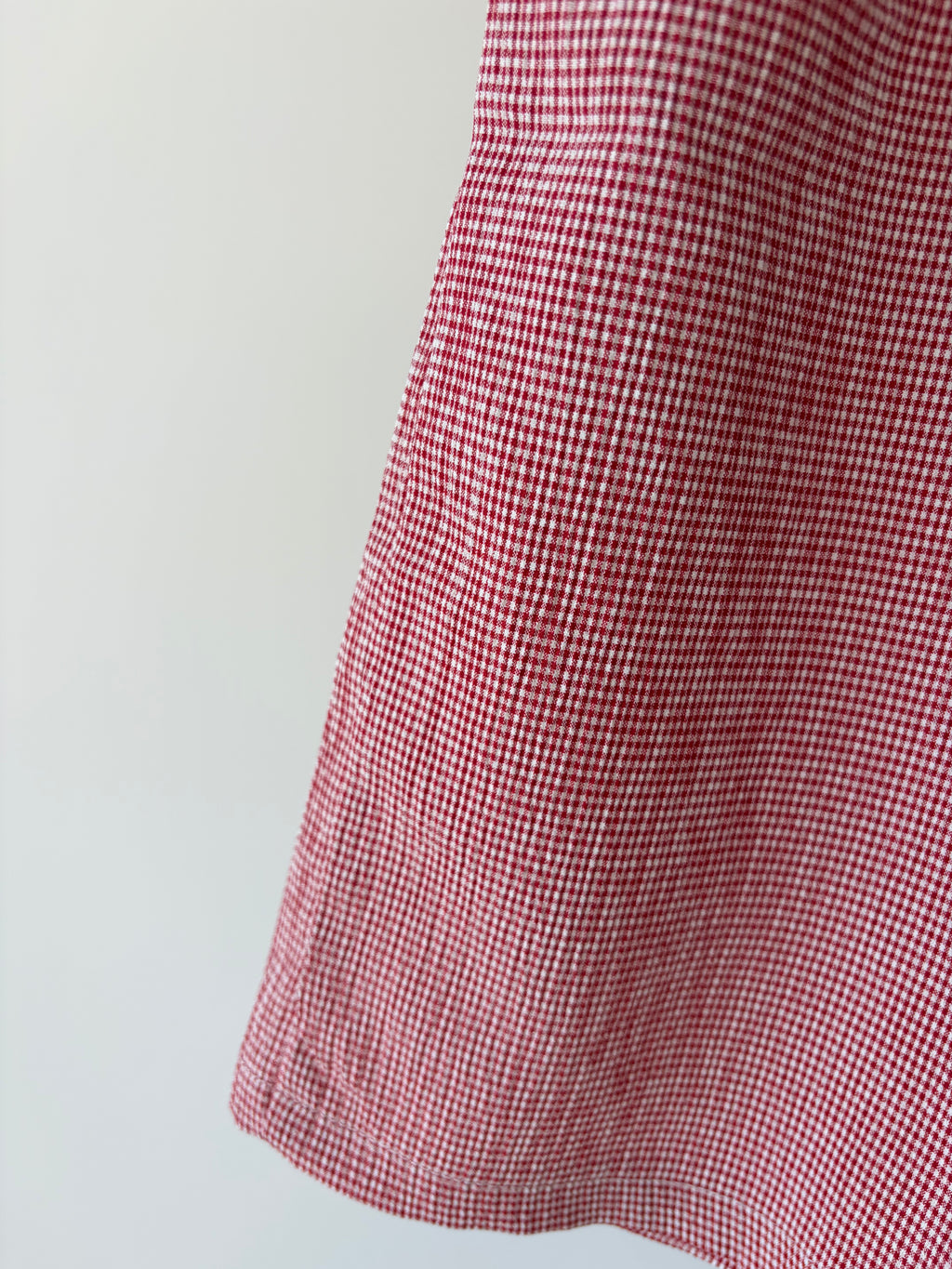 Vichy pants - red & white