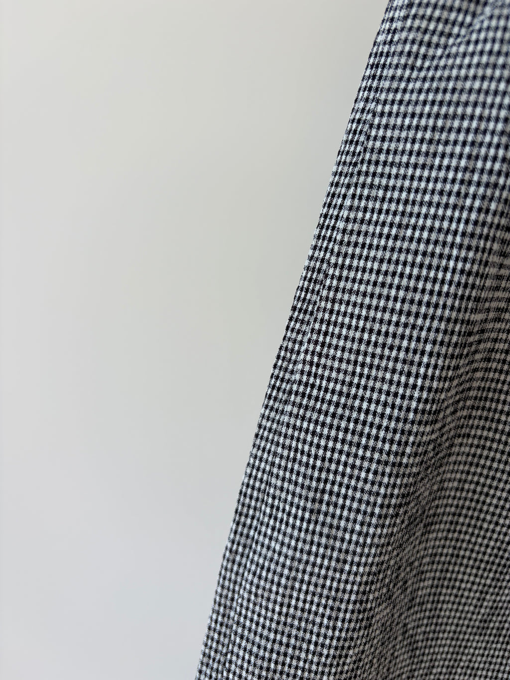 Vichy pants - black & white