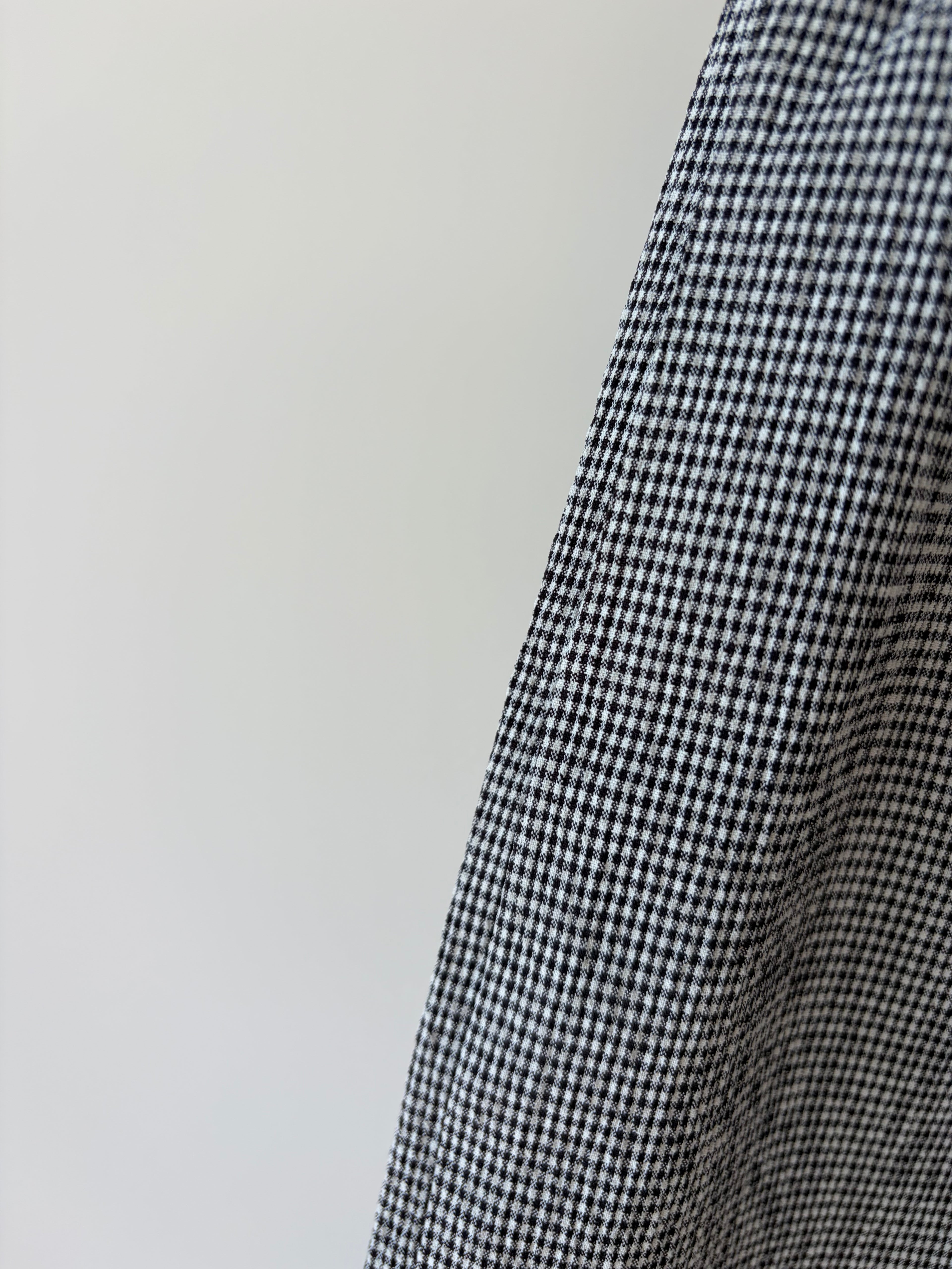 Vichy pants - black & white