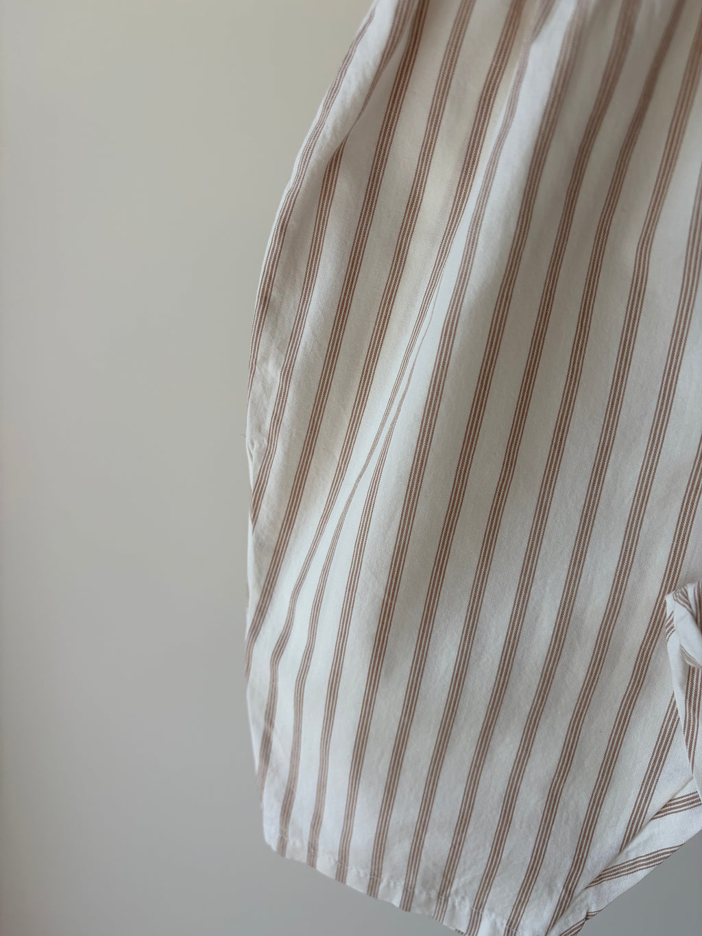 Striped pants - beige