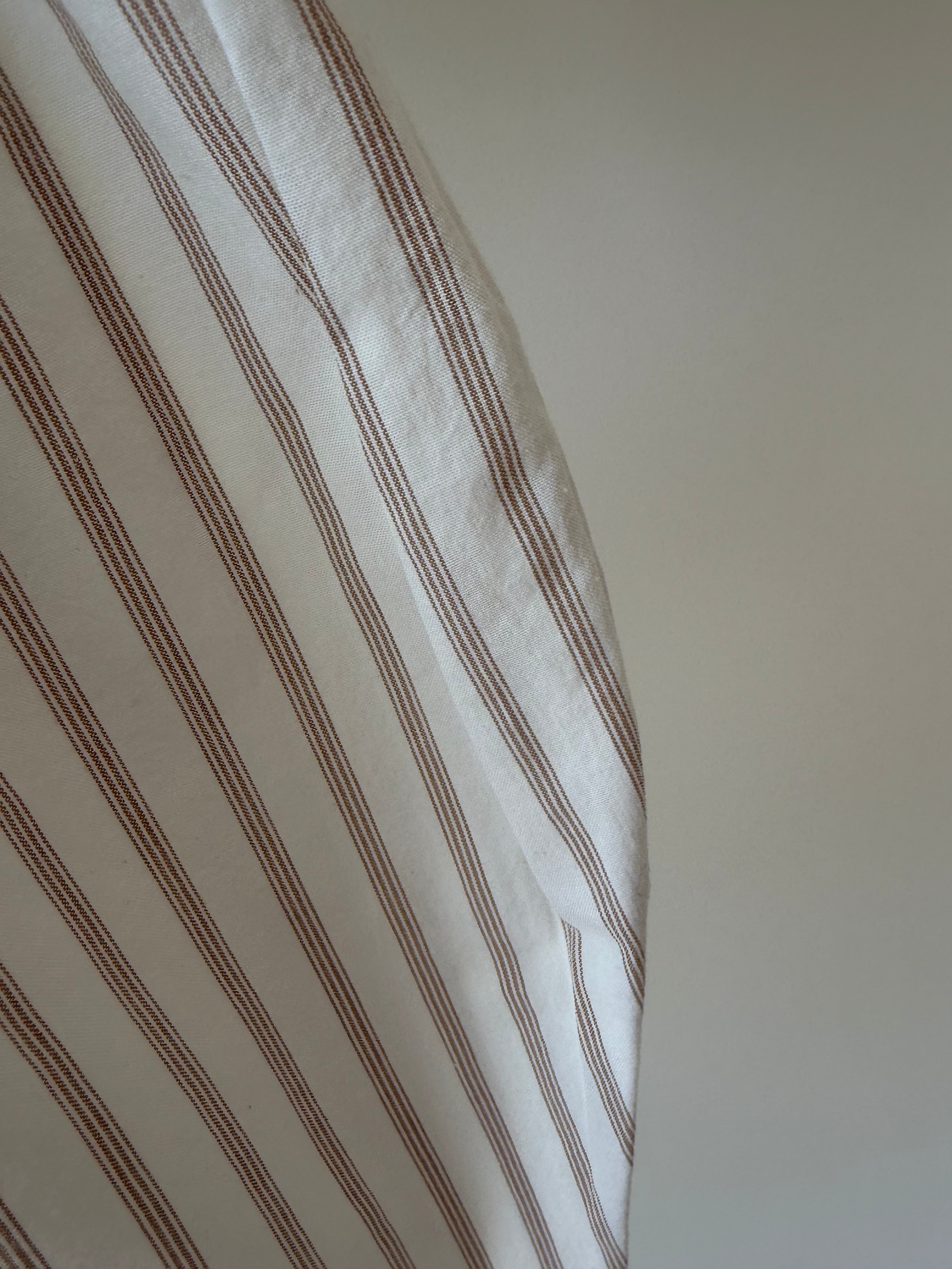 Striped pants - beige