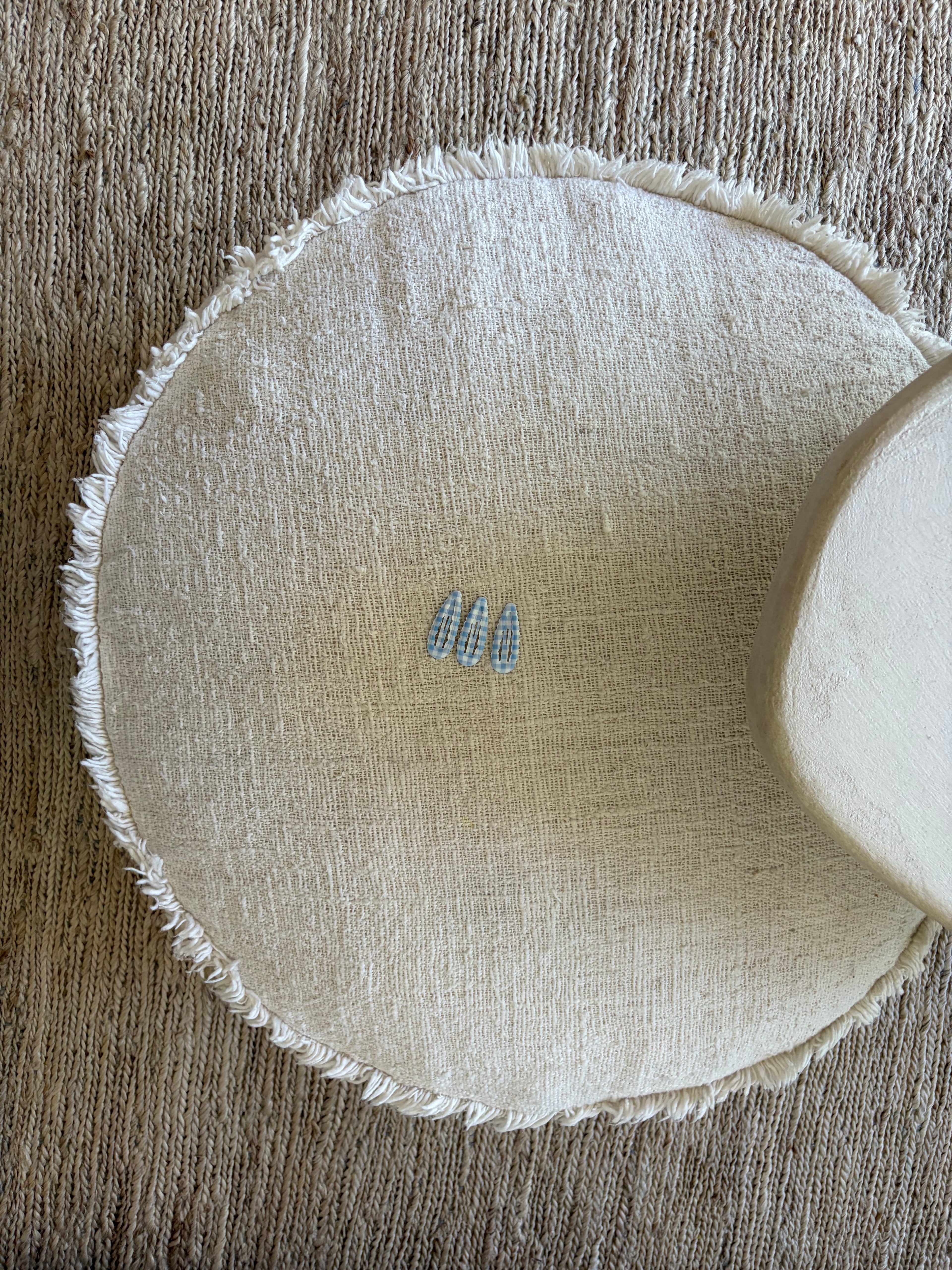 Light blue hairpin - stripes set of 3