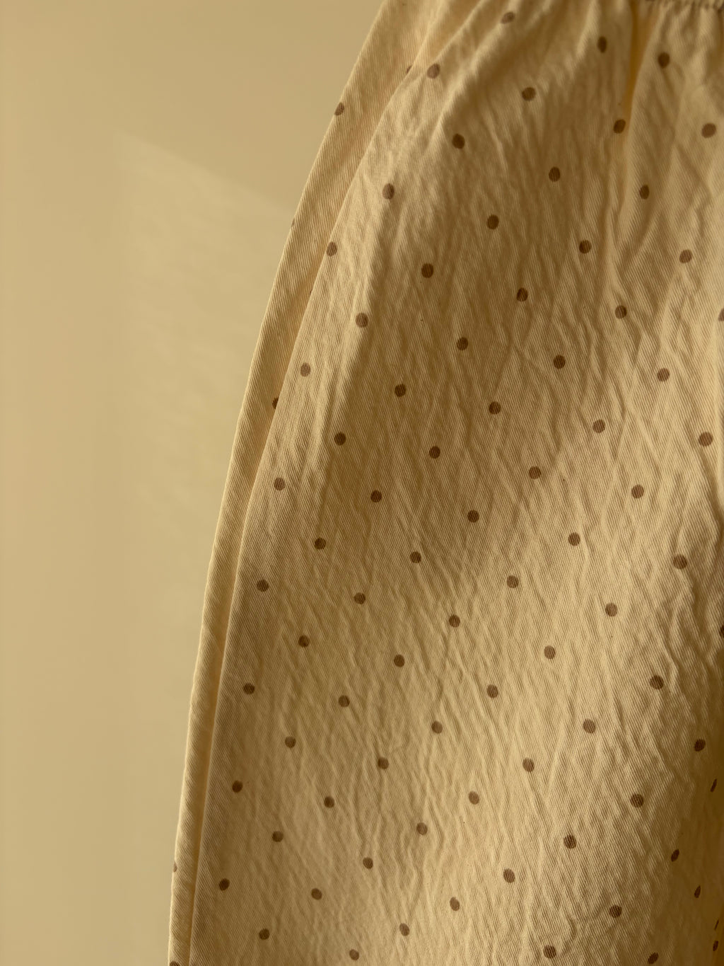 Dotted pants - cream
