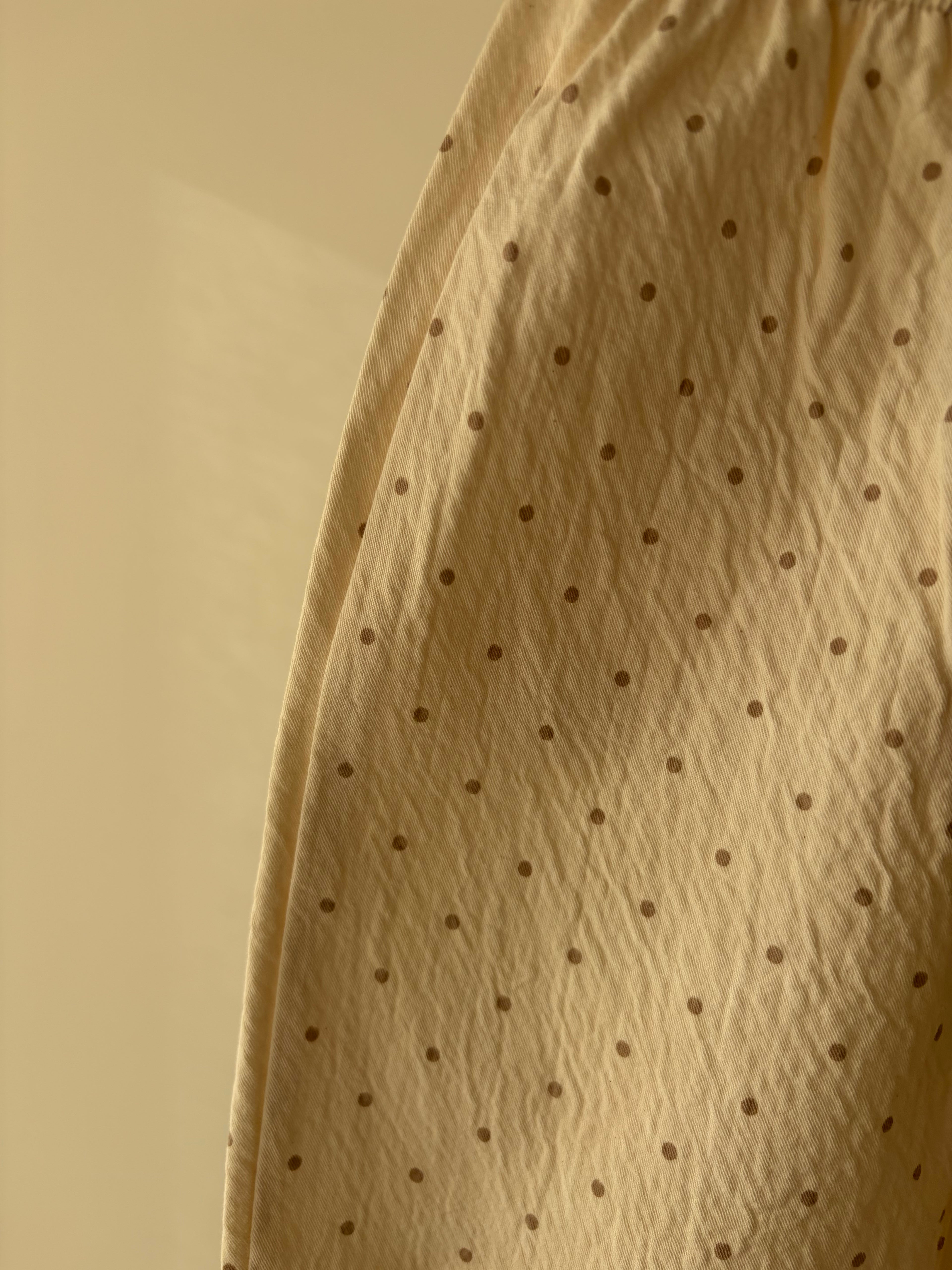 Dotted pants - cream