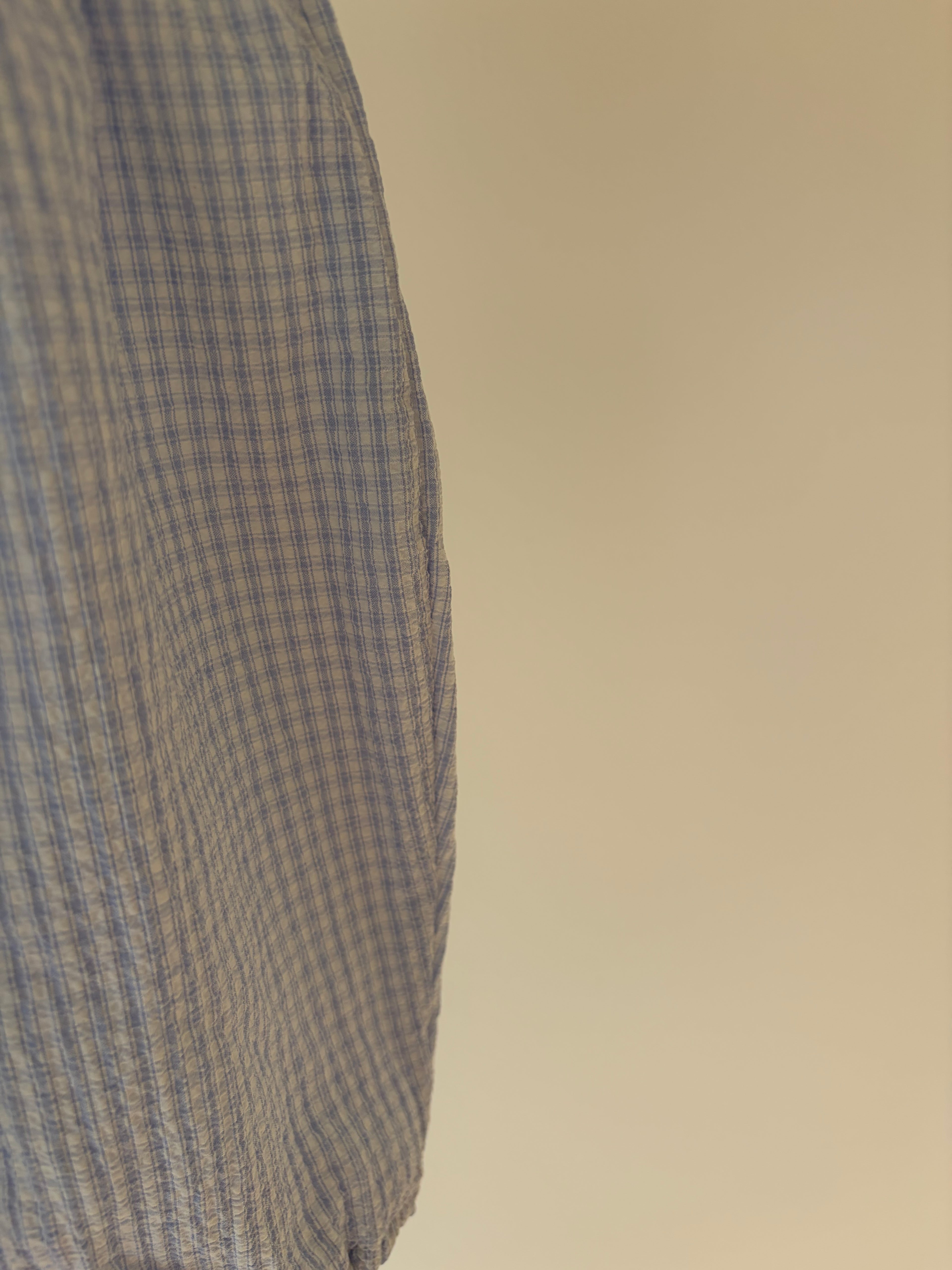 Light blue vichy pants