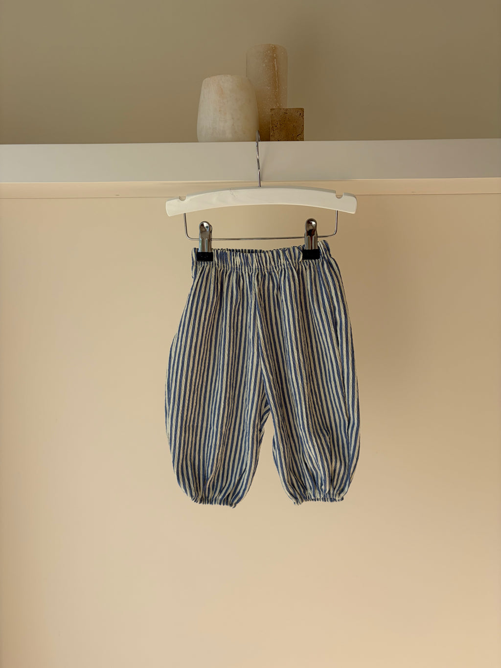 Striped bambi pants - blue