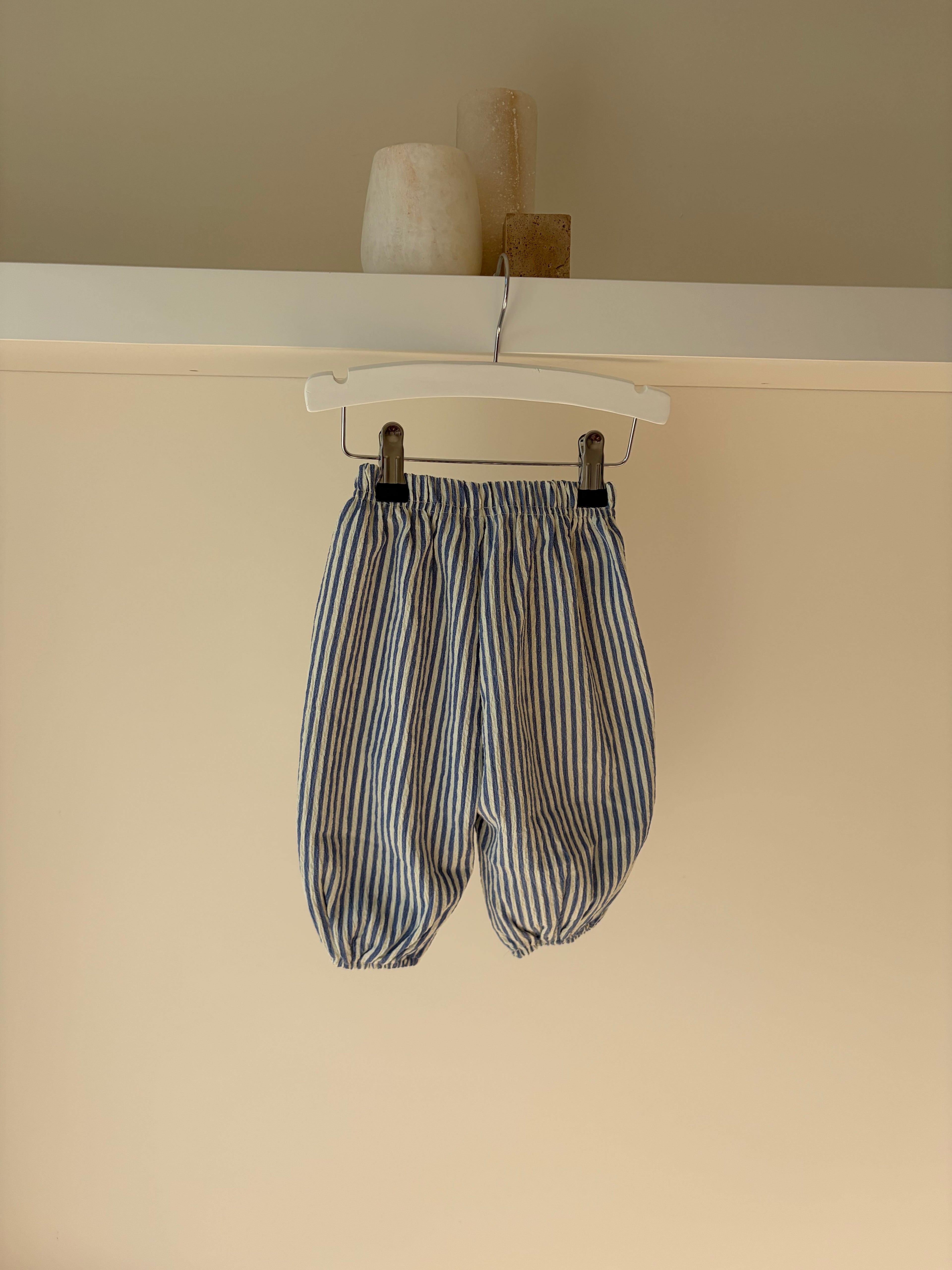 Striped bambi pants - blue