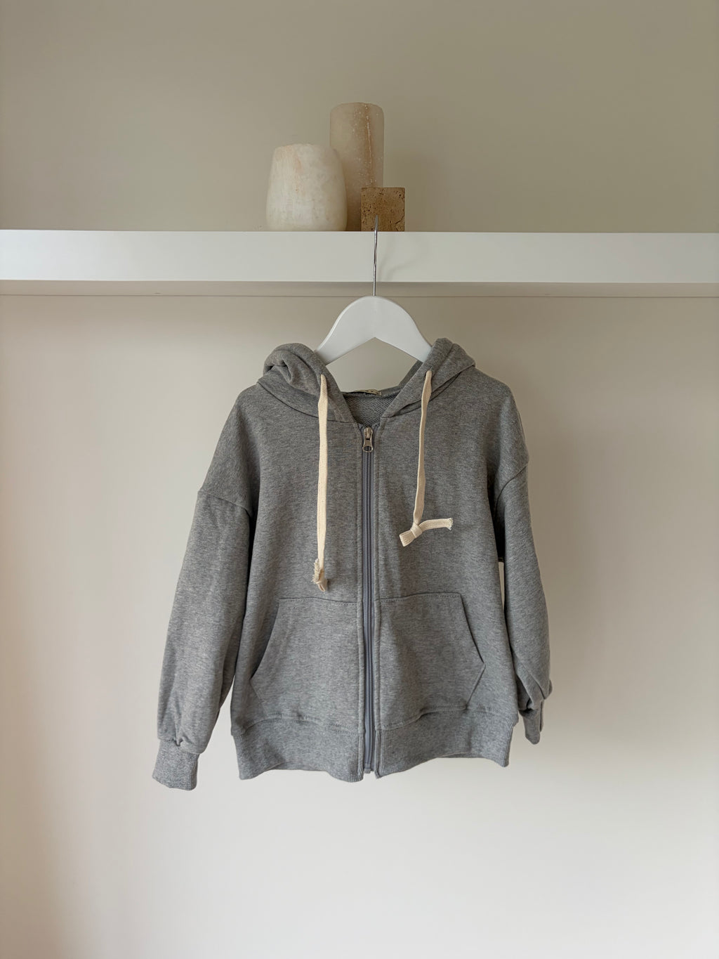 Oversize zip hoodie - grey