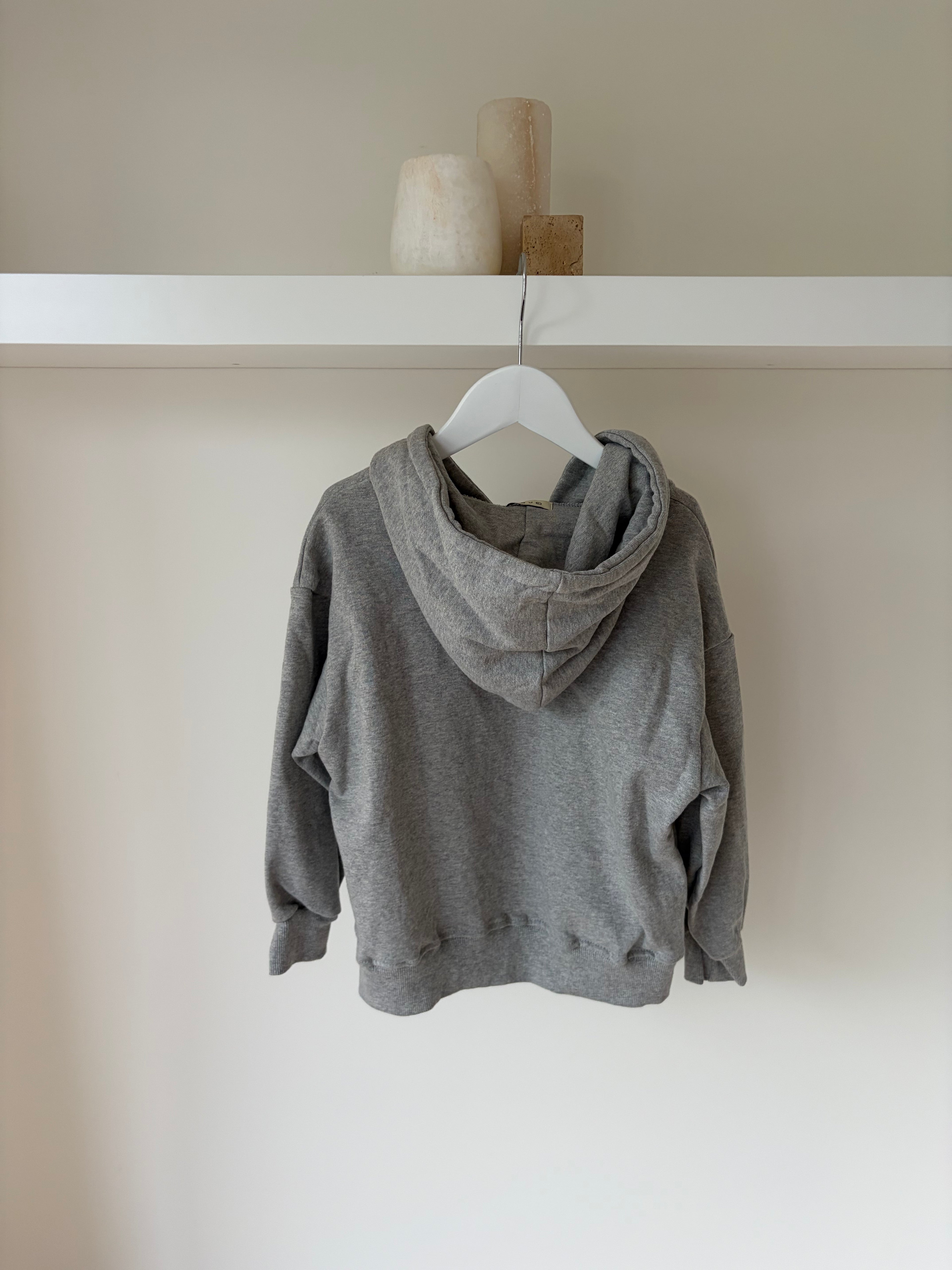 Oversize zip hoodie - grey