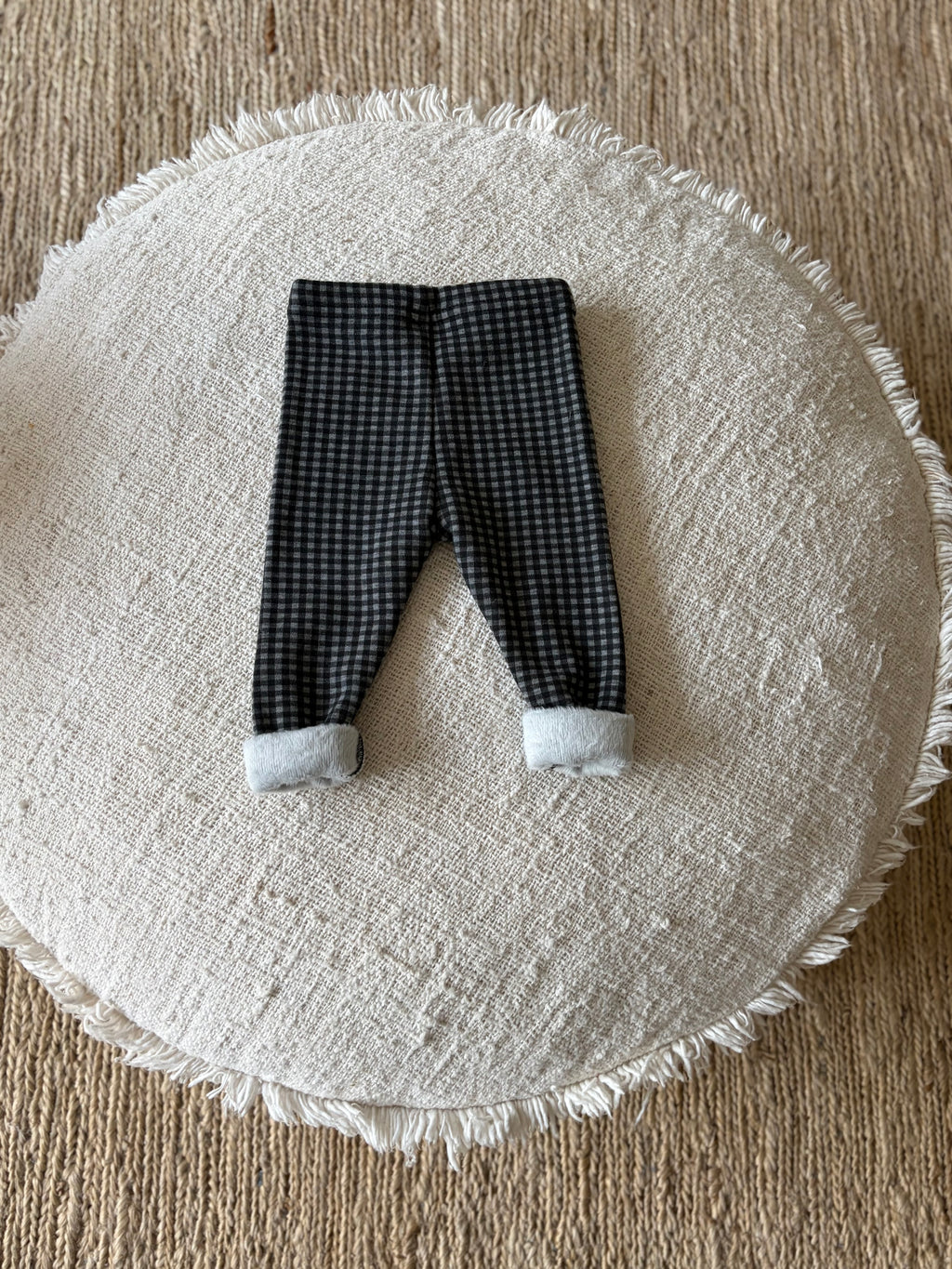 Bébé fleece check pants